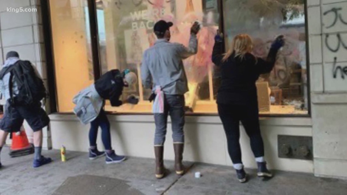Seattle puts itself back together after violent weekend protests ...