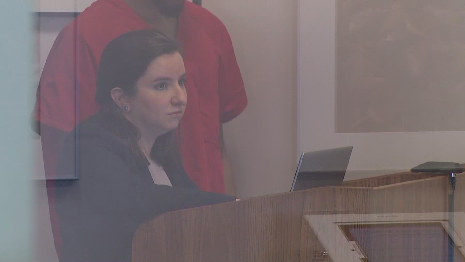 Charles Hickman III appeared in court to enter a "not guilty" plea in the deadly New Year's Eve shooting of Jonathan Adamow