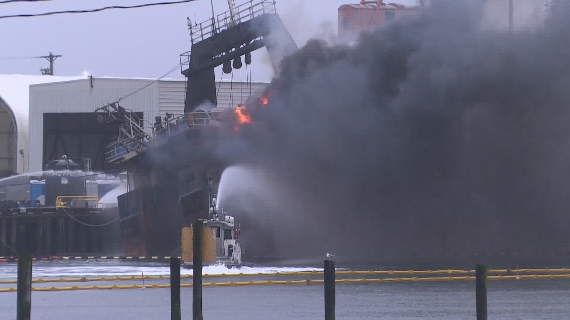 There were no injuries or spills linked to the explosion. The shelter-in-place order is still in effect for Northeast Tacoma, Brown's Point and Dash Point.