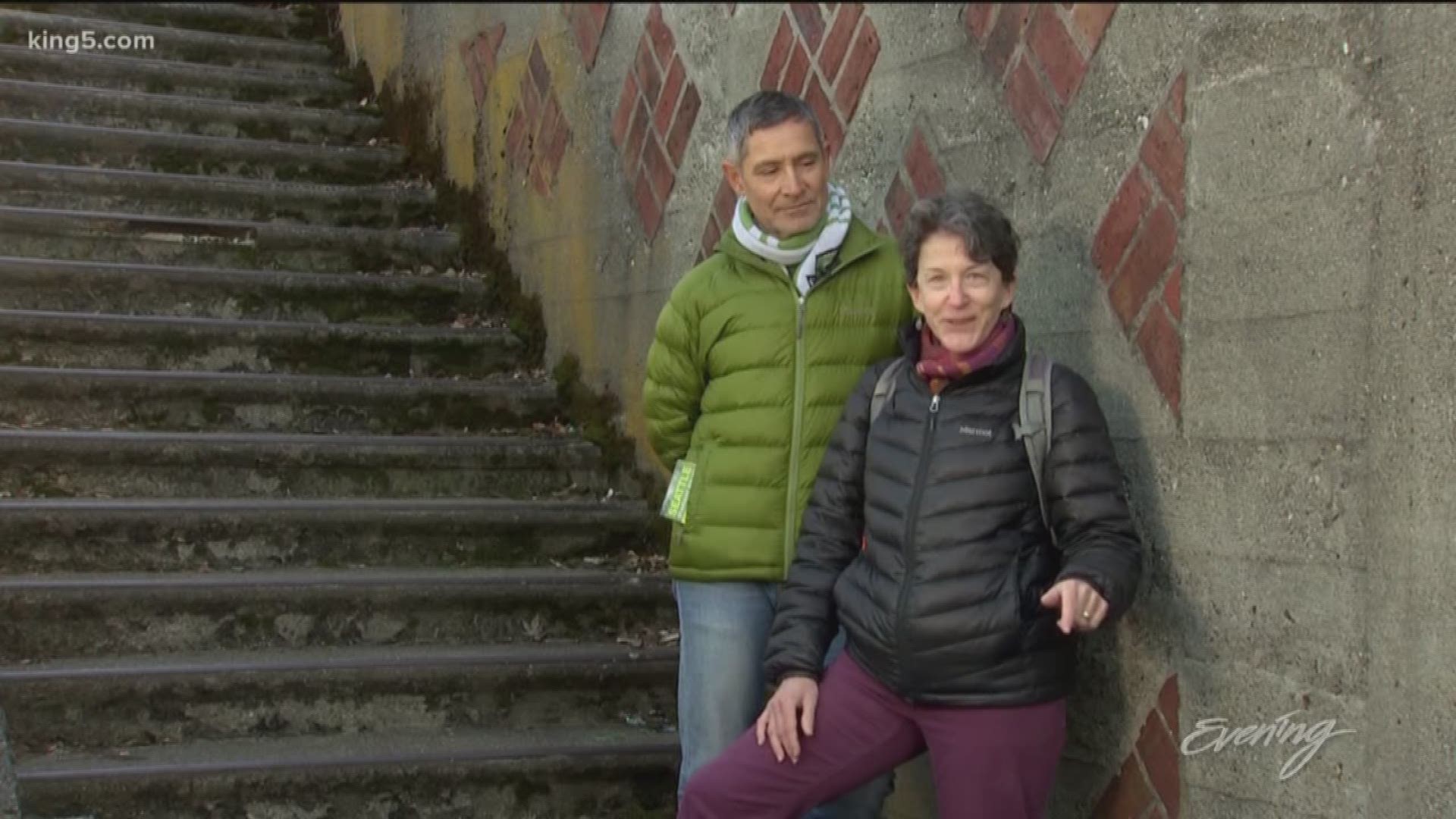 Local couple chronicles the city's best stairways.