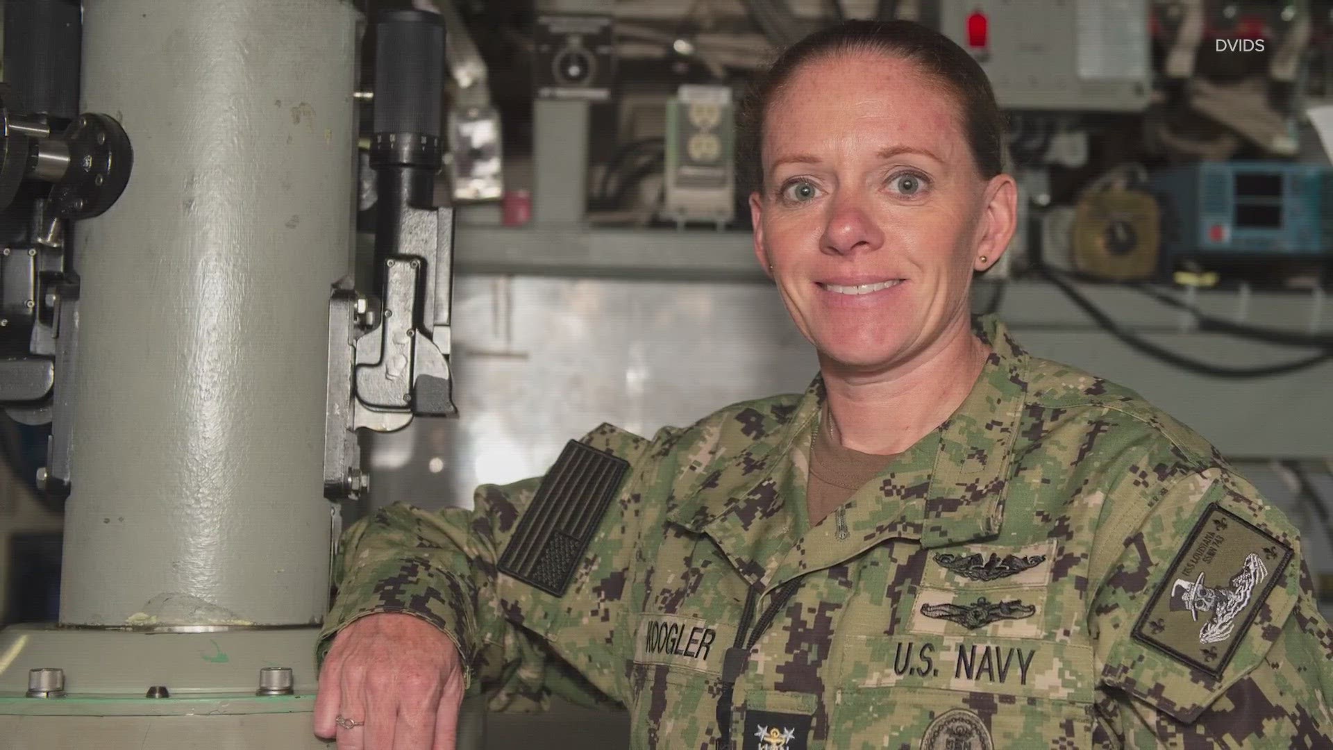 Angela Koogler has been a consistent trailblazer for women in the Navy. She was also one of 38 women who first served on a submarine.