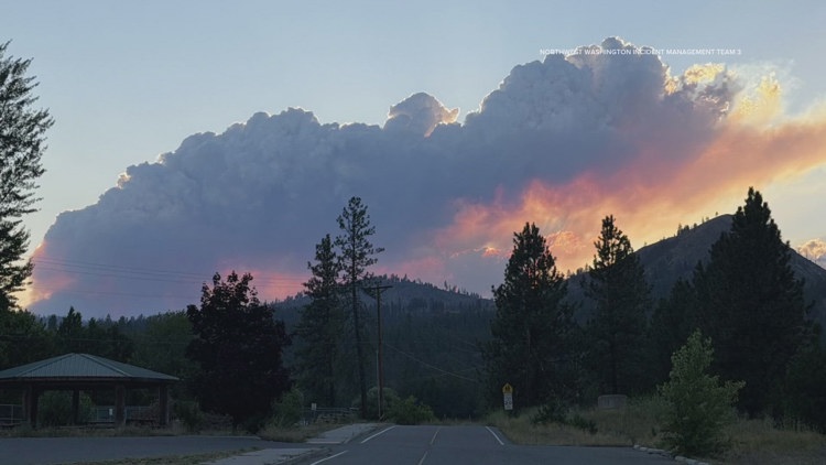 Read Kaiser Canyon Fire surpasses 71,000 acres as temps soar into the 90s in central Washington