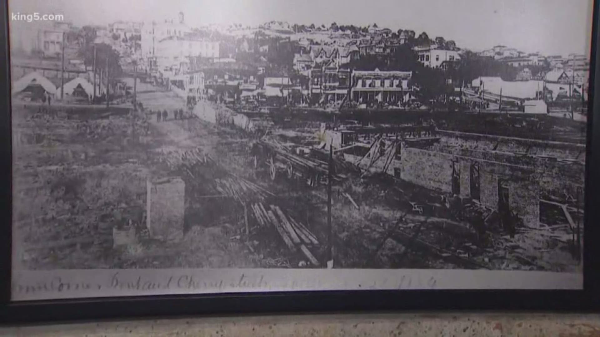 One hundred and thirty years ago Thursday, a massive fire swept through Seattle changing the face of the city forever.