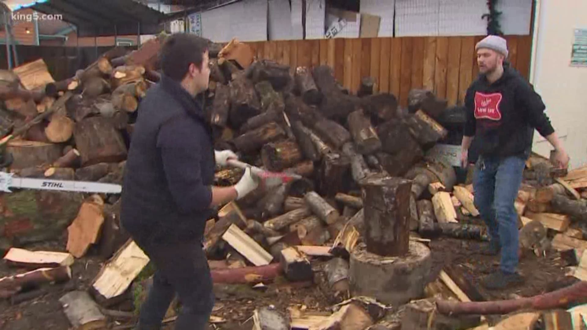 A Lake Stevens family is on mission to bring firewood to those who need it most. KING 5's Vanessa Misciagna reports:
