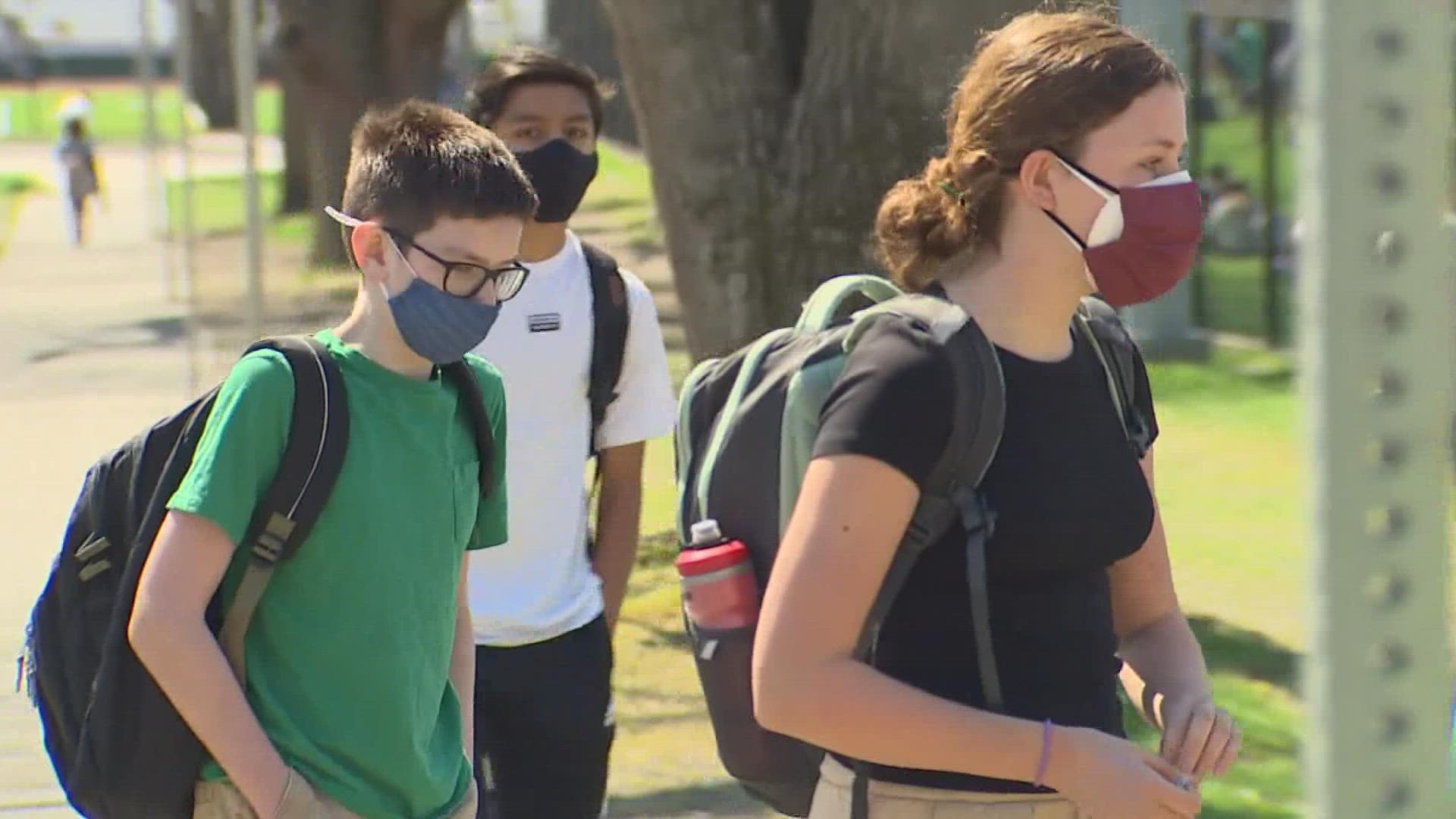 SPS says about a quarter of its school have purchased large tents, so some students can eat outdoors, where COVID-19 is less likely to spread.