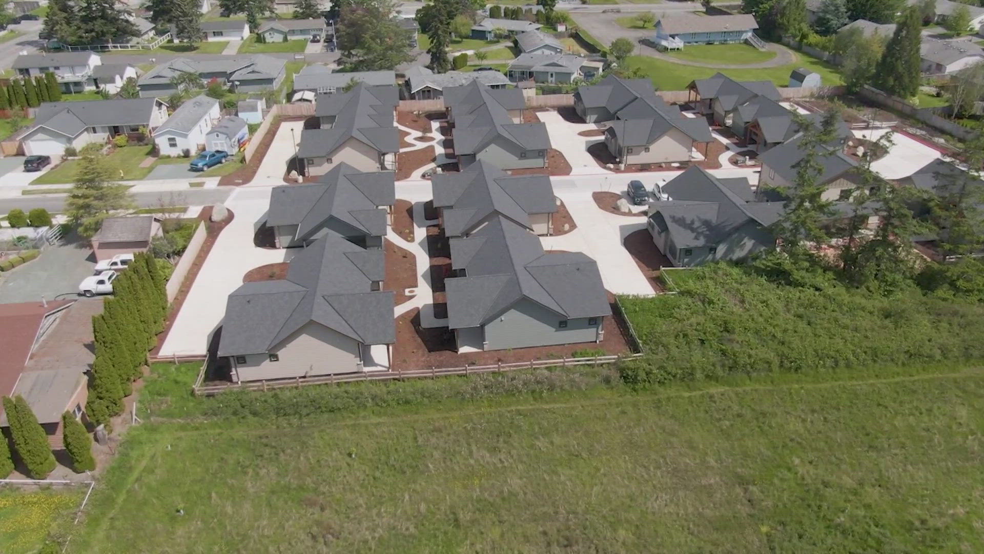 The first tribal houses in more than a century have now been built on the Native land. The tribe hopes it's a homecoming.