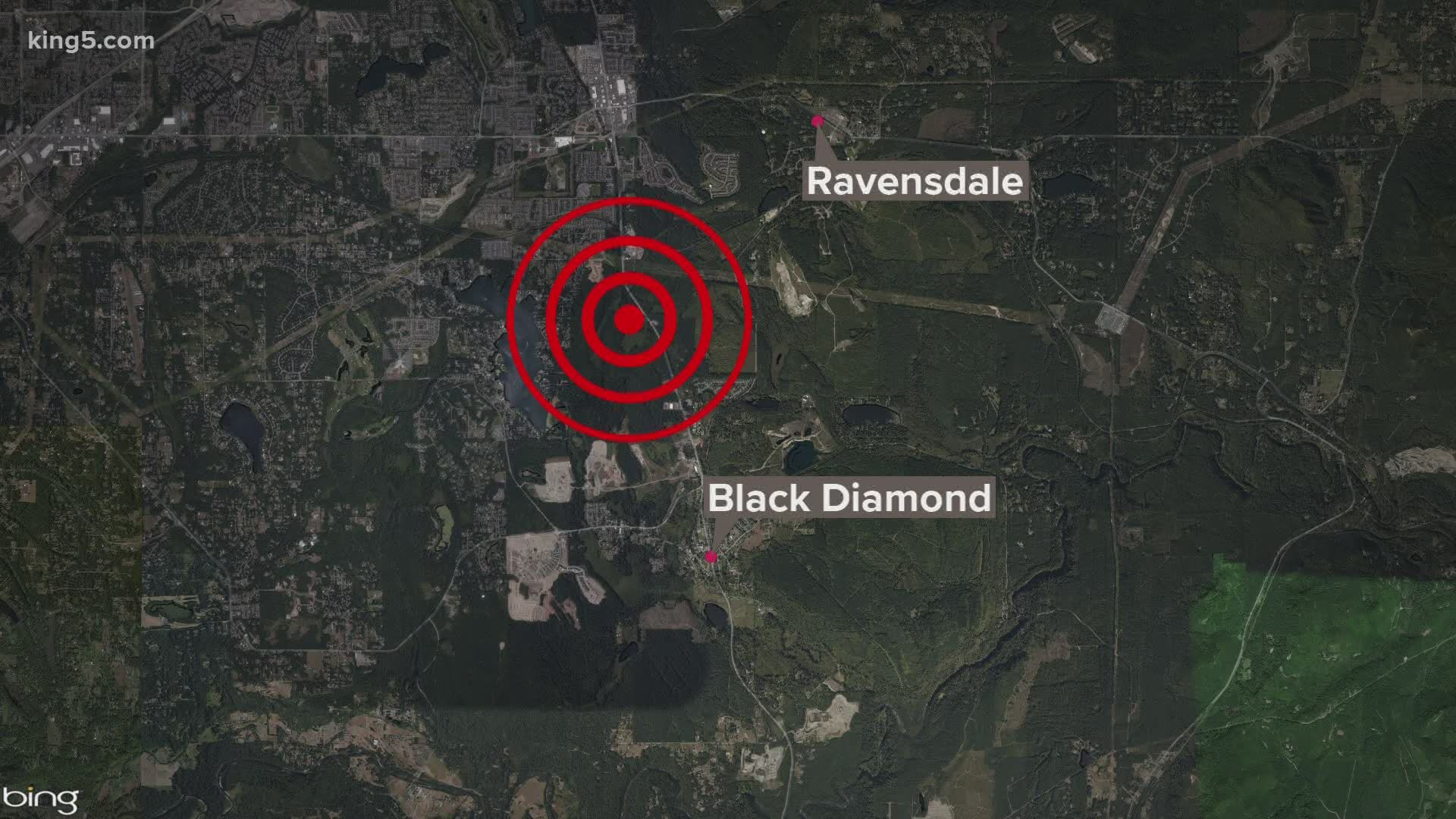 A magnitude 3.2 earthquake shook south of Maple Valley Wednesday morning.