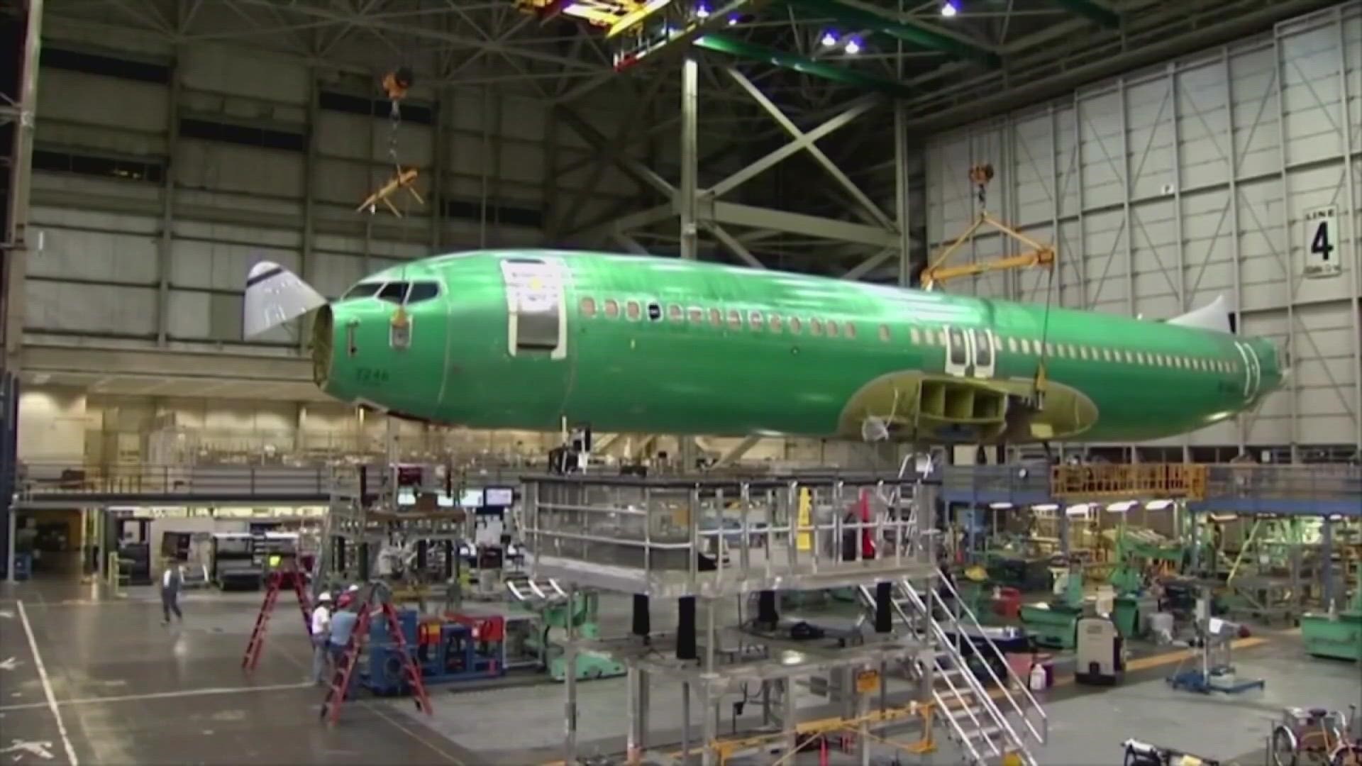 Boeing has announced production of the 737 jet will be taking place in Everett starting in 2024