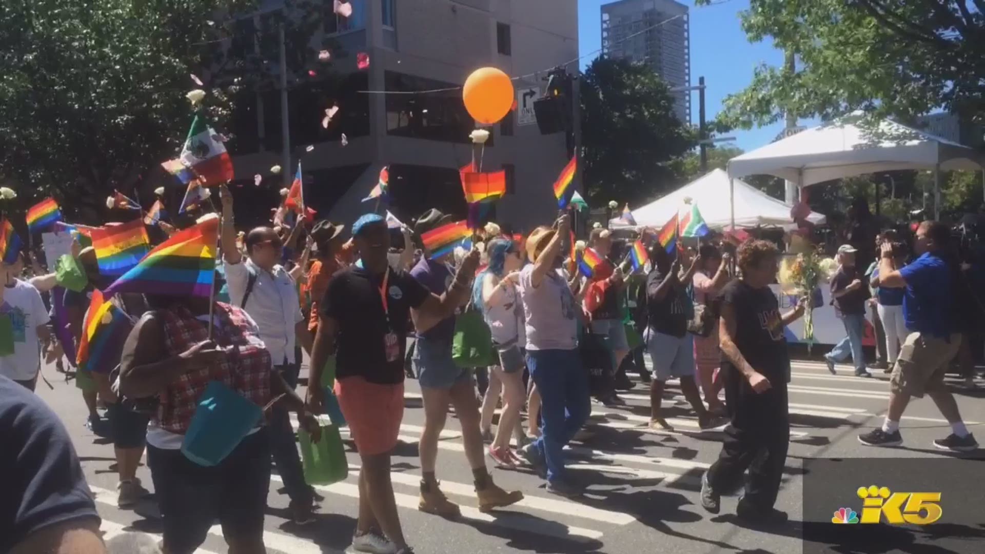 Pride Parade draws thousands to Seattle