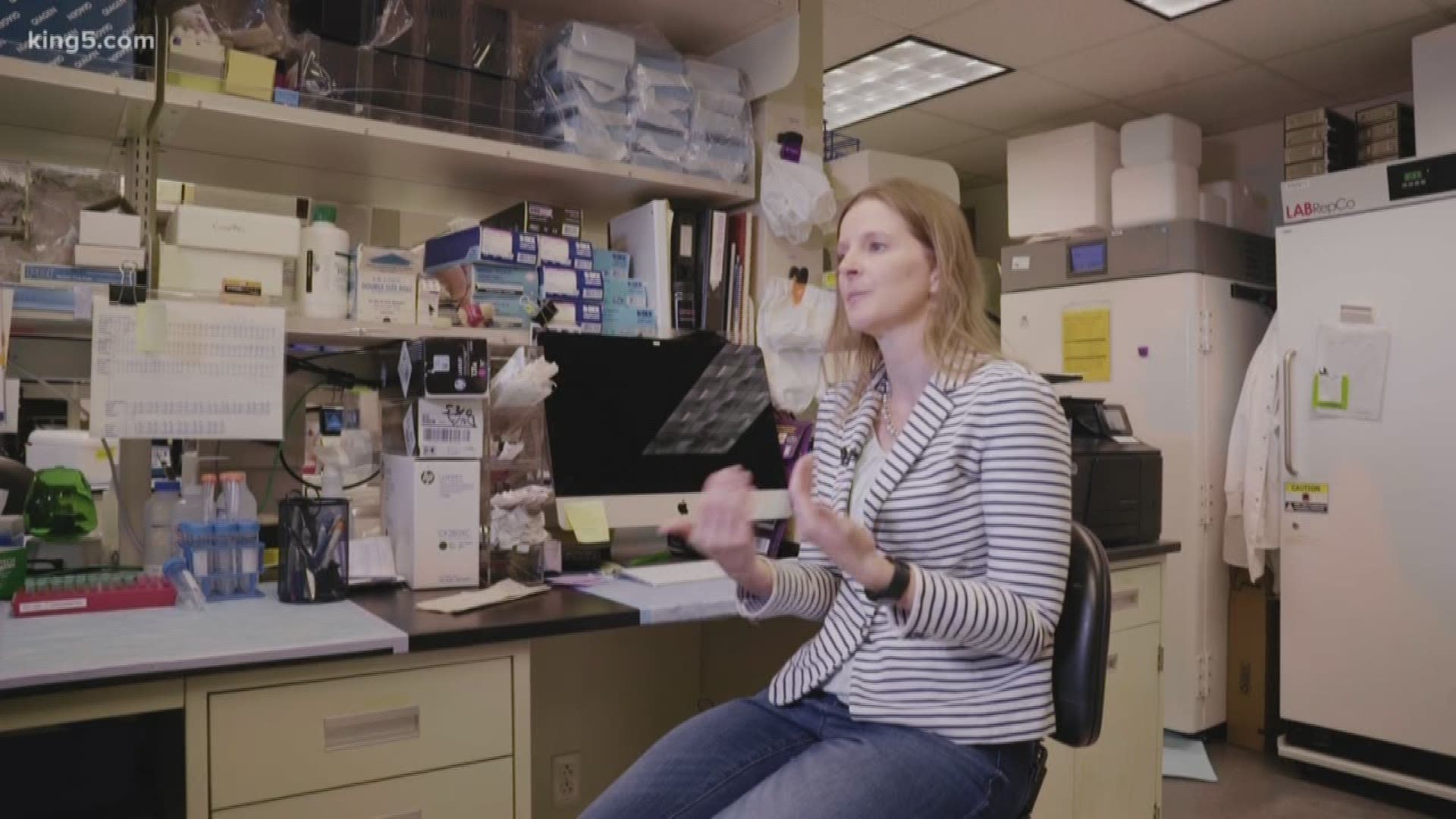 A cancer researcher is a cancer survivor, giving back to the center that helped treat her.