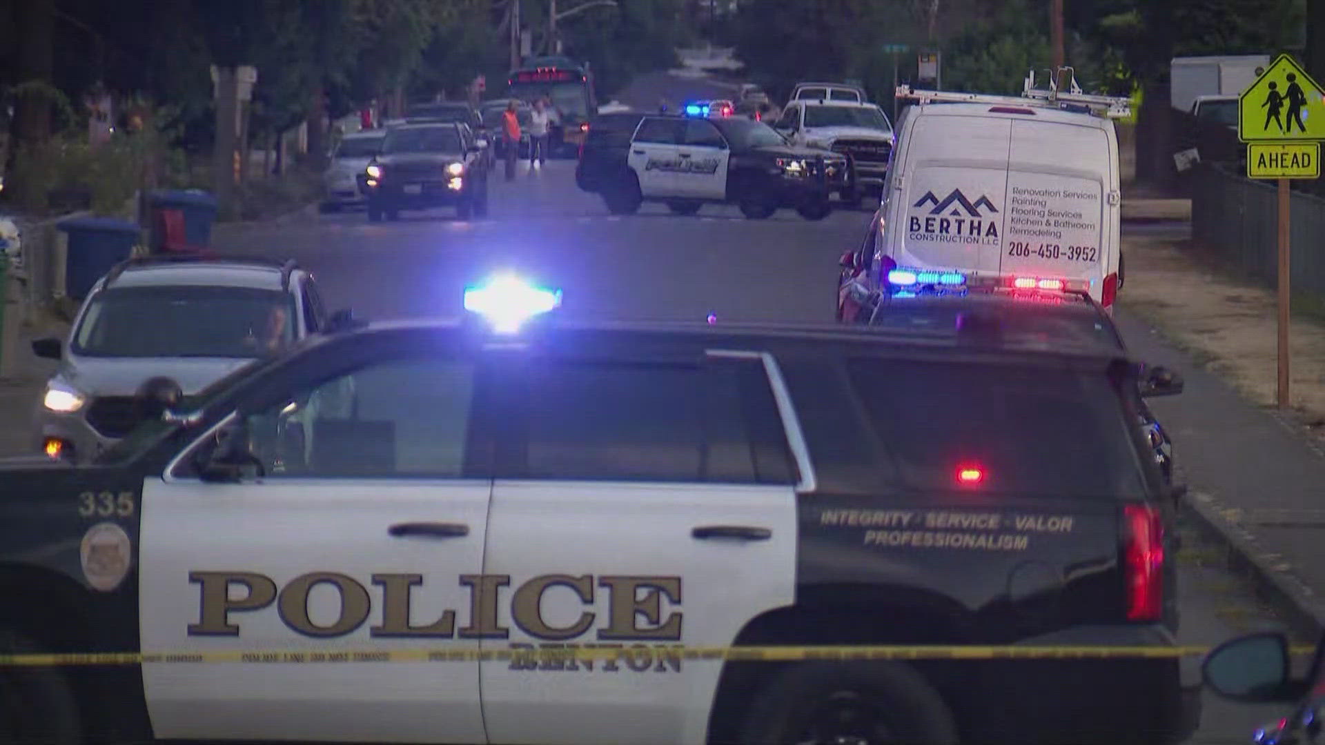 Two women and a 9-year-old girl were killed in a shooting inside an apartment on Saturday night.