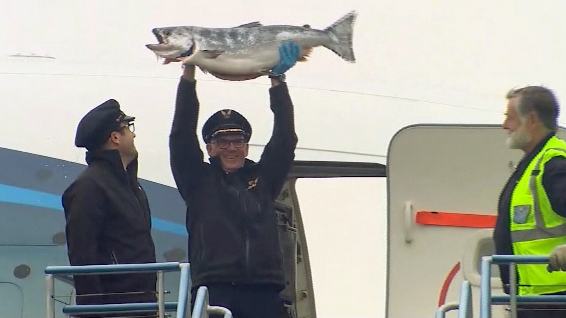 Thousands of pounds of Copper River salmon arrived at Sea-Tac Airport Friday morning.
