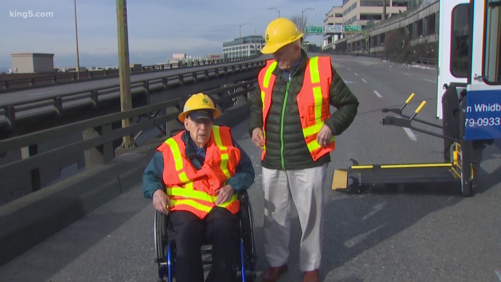 Engineers Jack Arnberg and former Washington governor Dan Evans designed the double decker highway 70 years ago.  After all these years, they share their fondest memories designing a Seattle icon together.