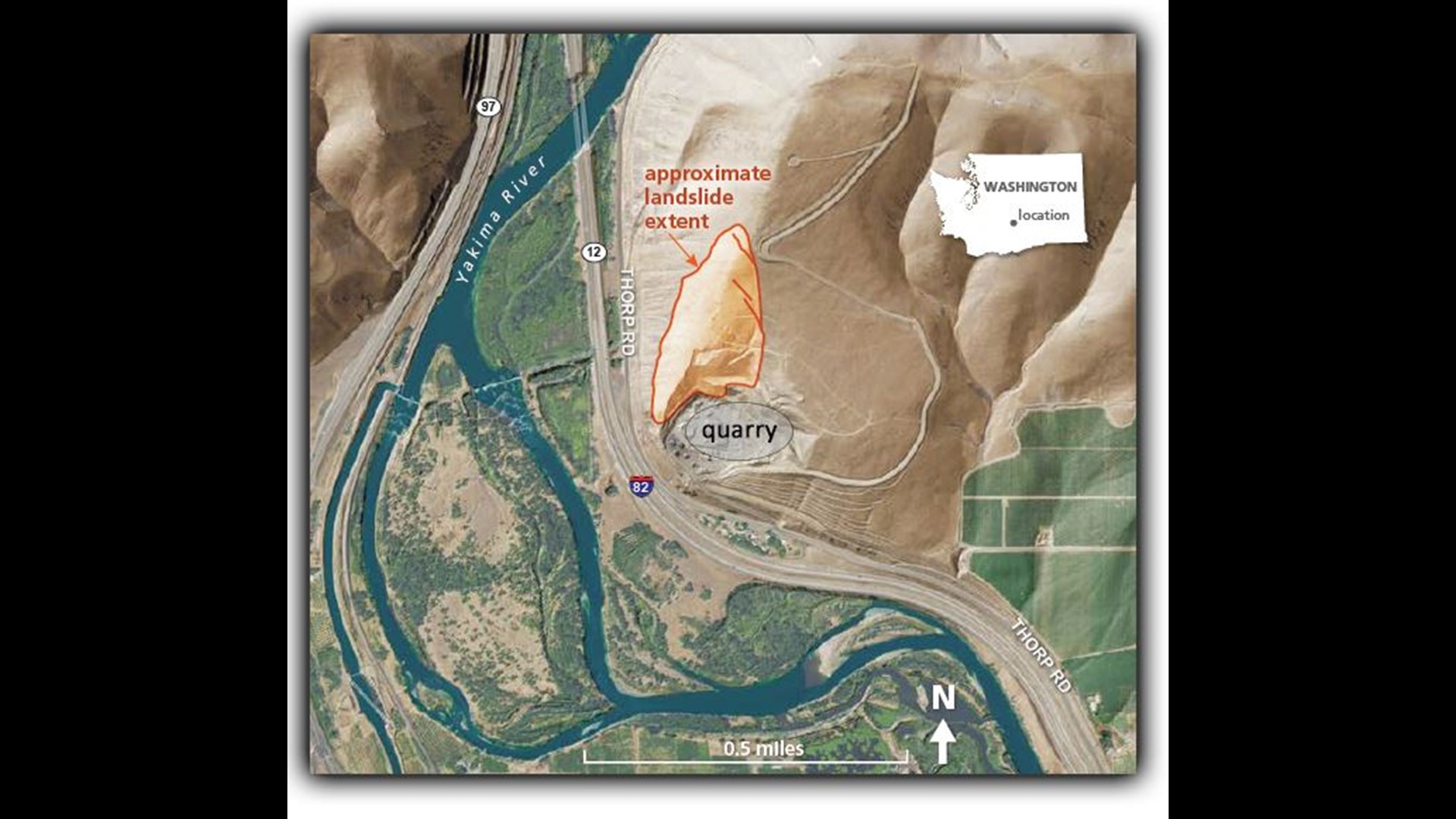 Rattlesnake Ridge landslide Yakima County declares disaster