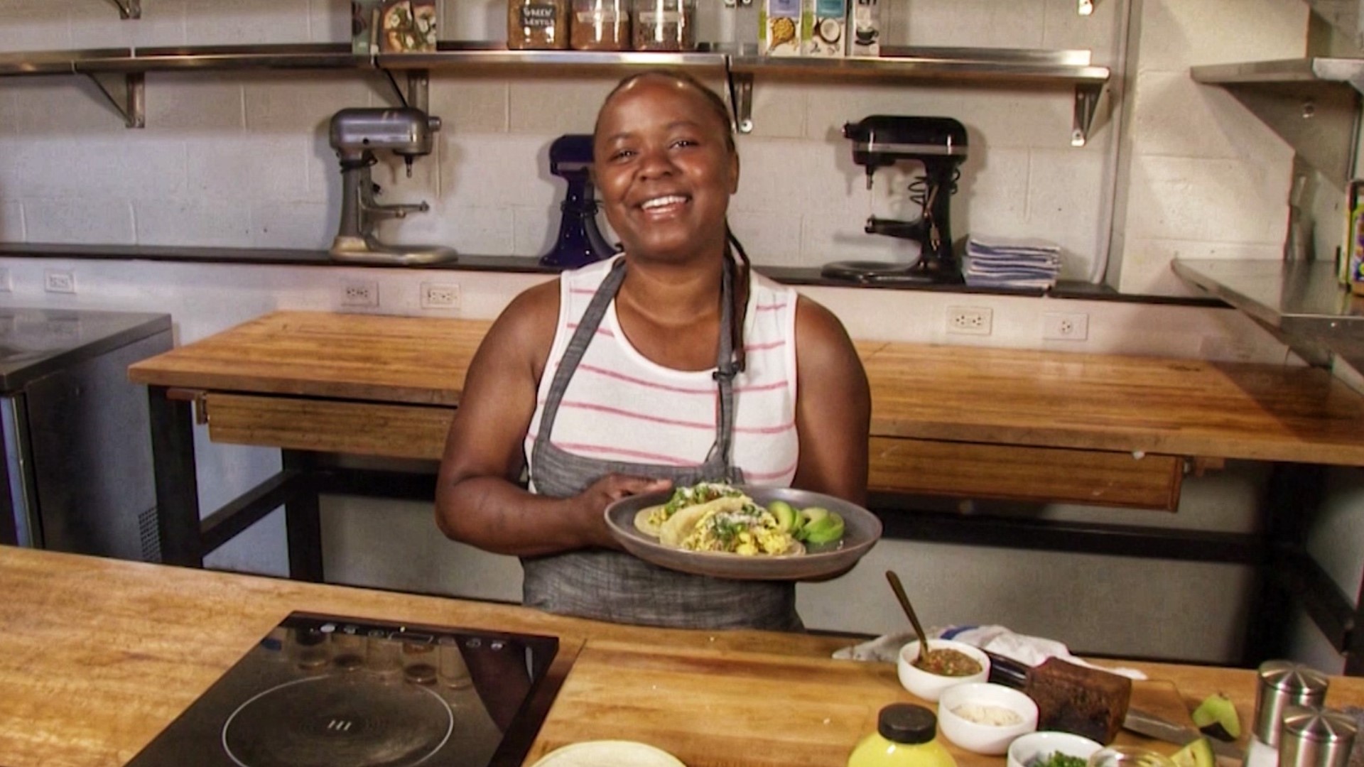 Tacos for breakfast? Yes please! Chef Makini Howell has us covered.