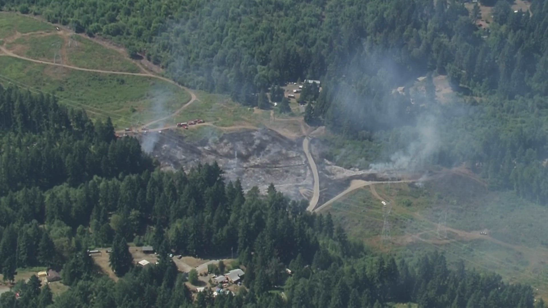 Level 3 evacuation notices were issued July 6 for a 1-mile radius around the fire.