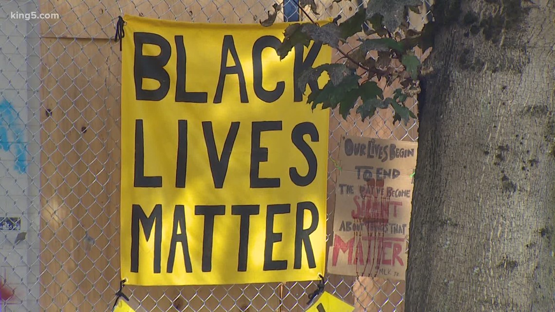 社区组织者发誓抗议西雅图拆除黑人生命纪念花园的计划，该花园是由CHOP运动发展而来