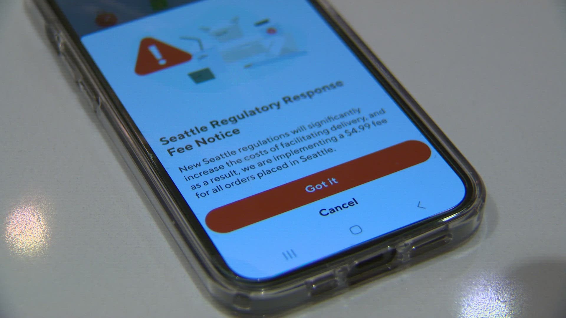 Multiple Seattle residents told KING 5 they have decided to boycott their food delivery apps.