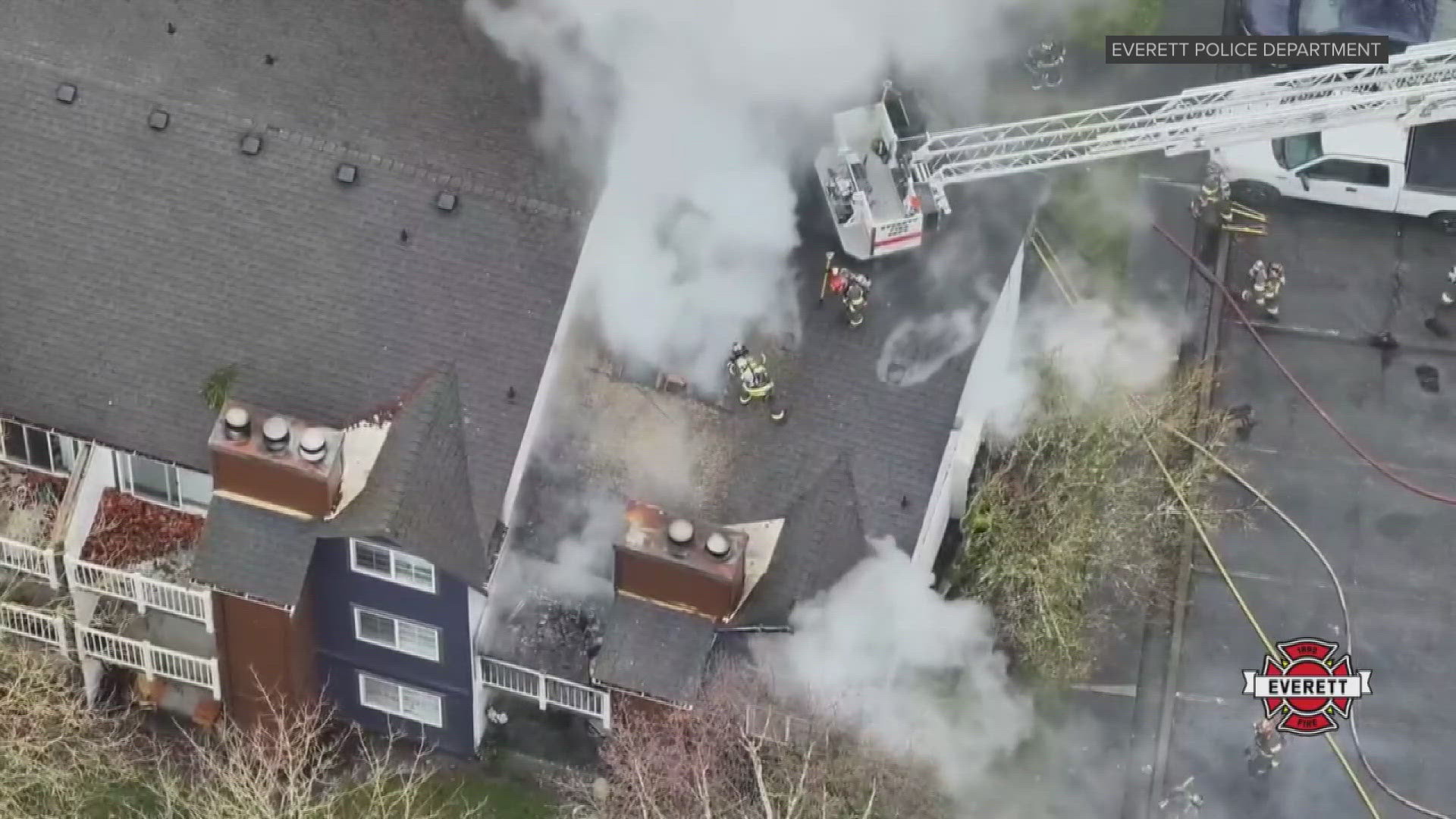 One person injured in Everett apartment fire | king5.com