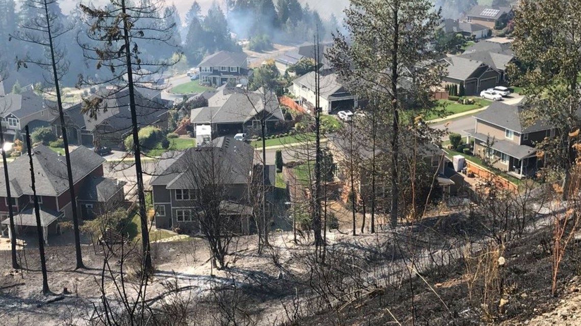 Some residents allowed to return home as Sumner Grade Fire slows down 