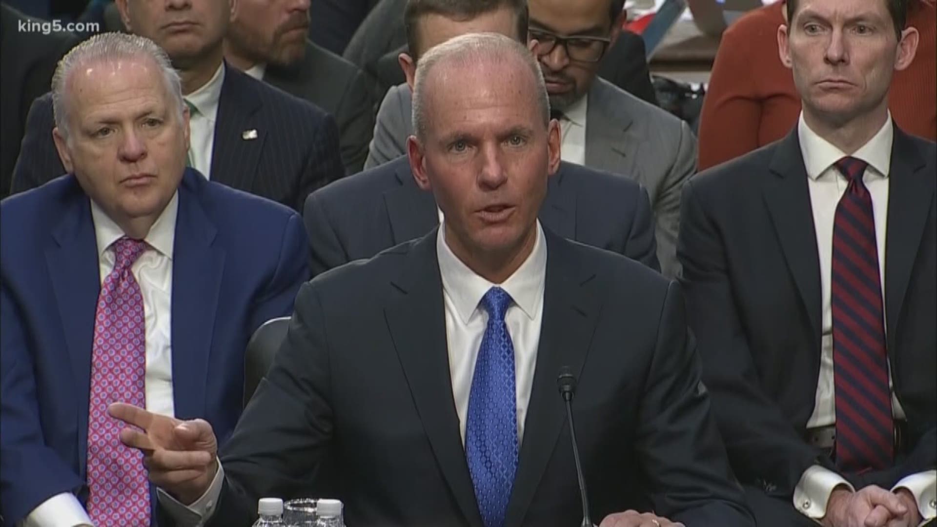 Senators grilled Boeing CEO Dennis Muilenburg about safety regulations and the "cozy relationship" his company has with the FAA.