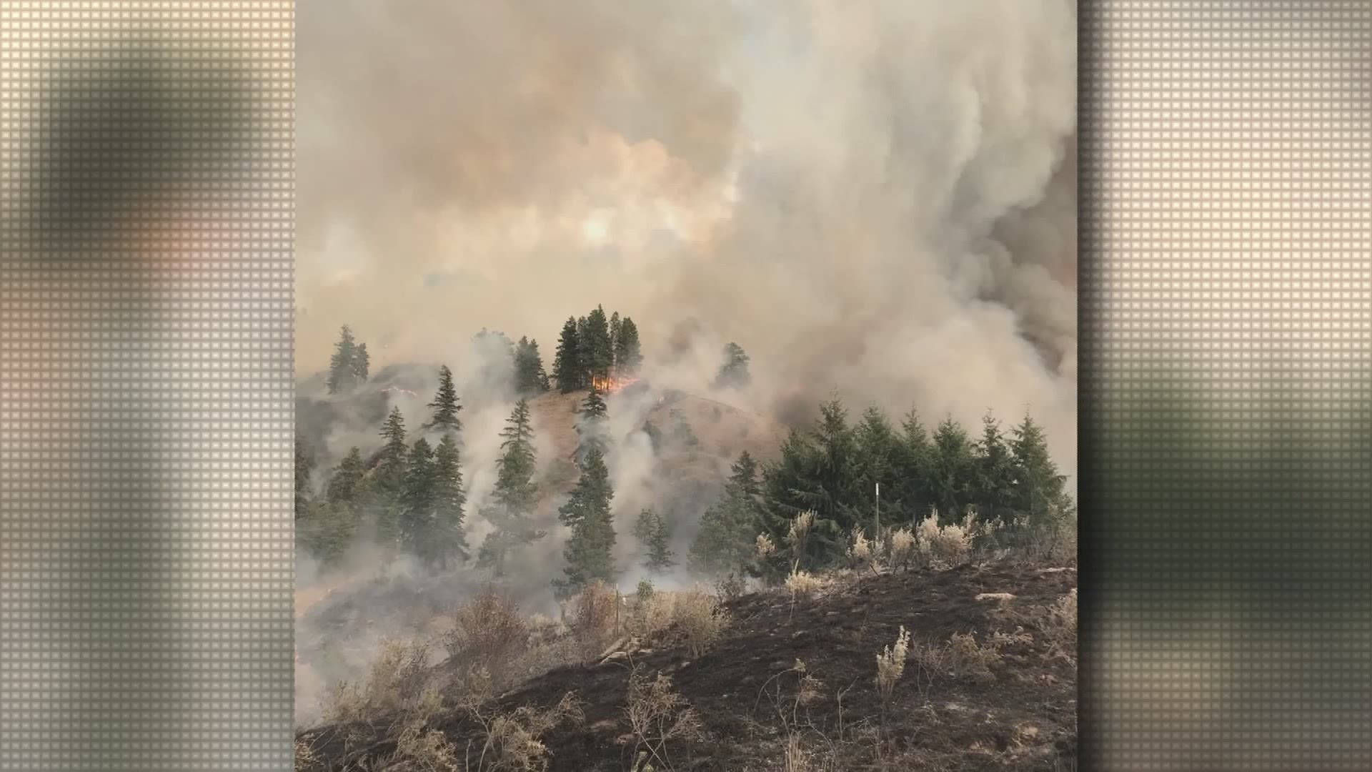The Chelan Hills Fire has burned 1,842 acres as of July 31, 2018.