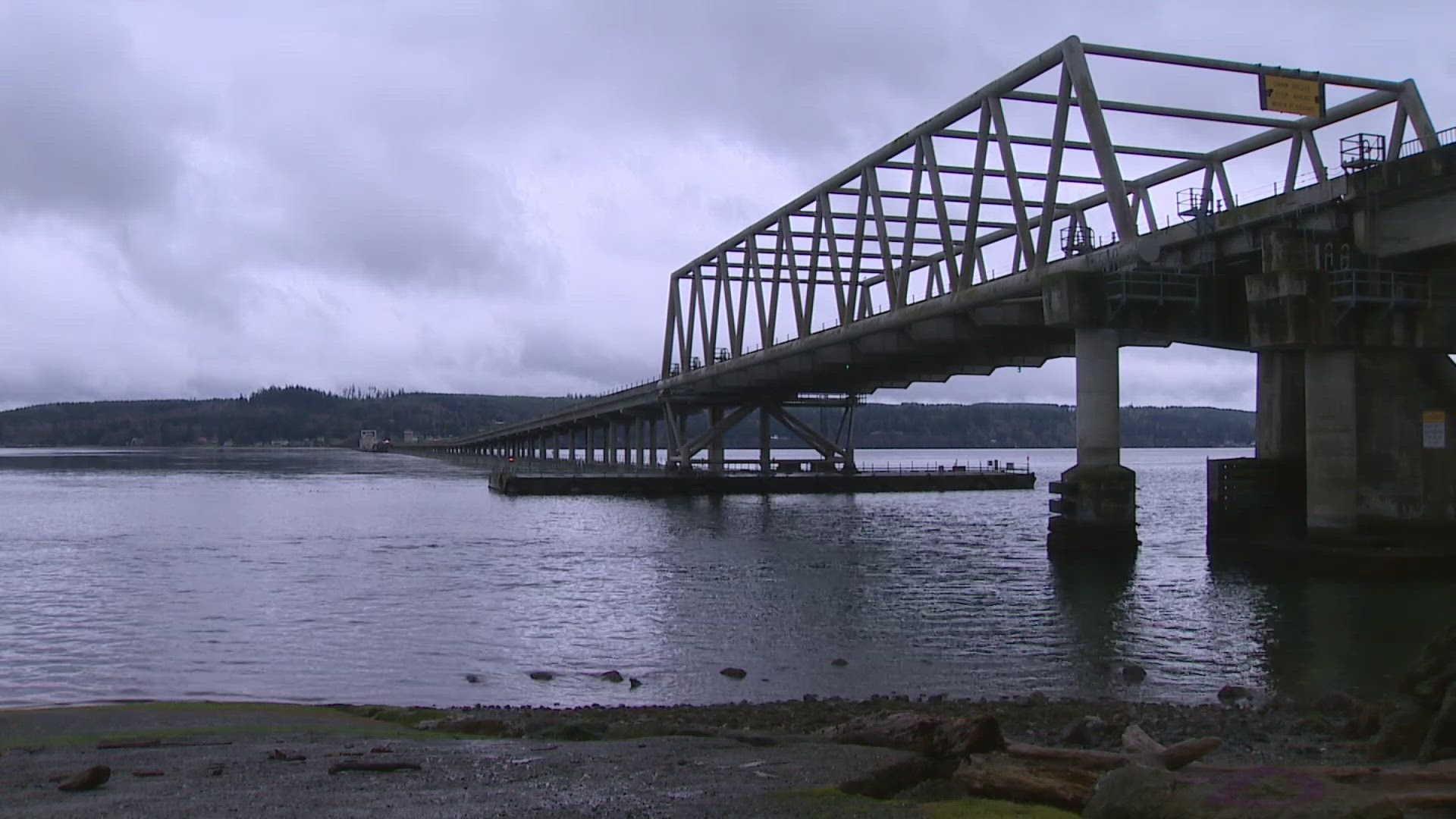 The Hood Canal Bridge is in need of important repairs that require calm winds and tides.