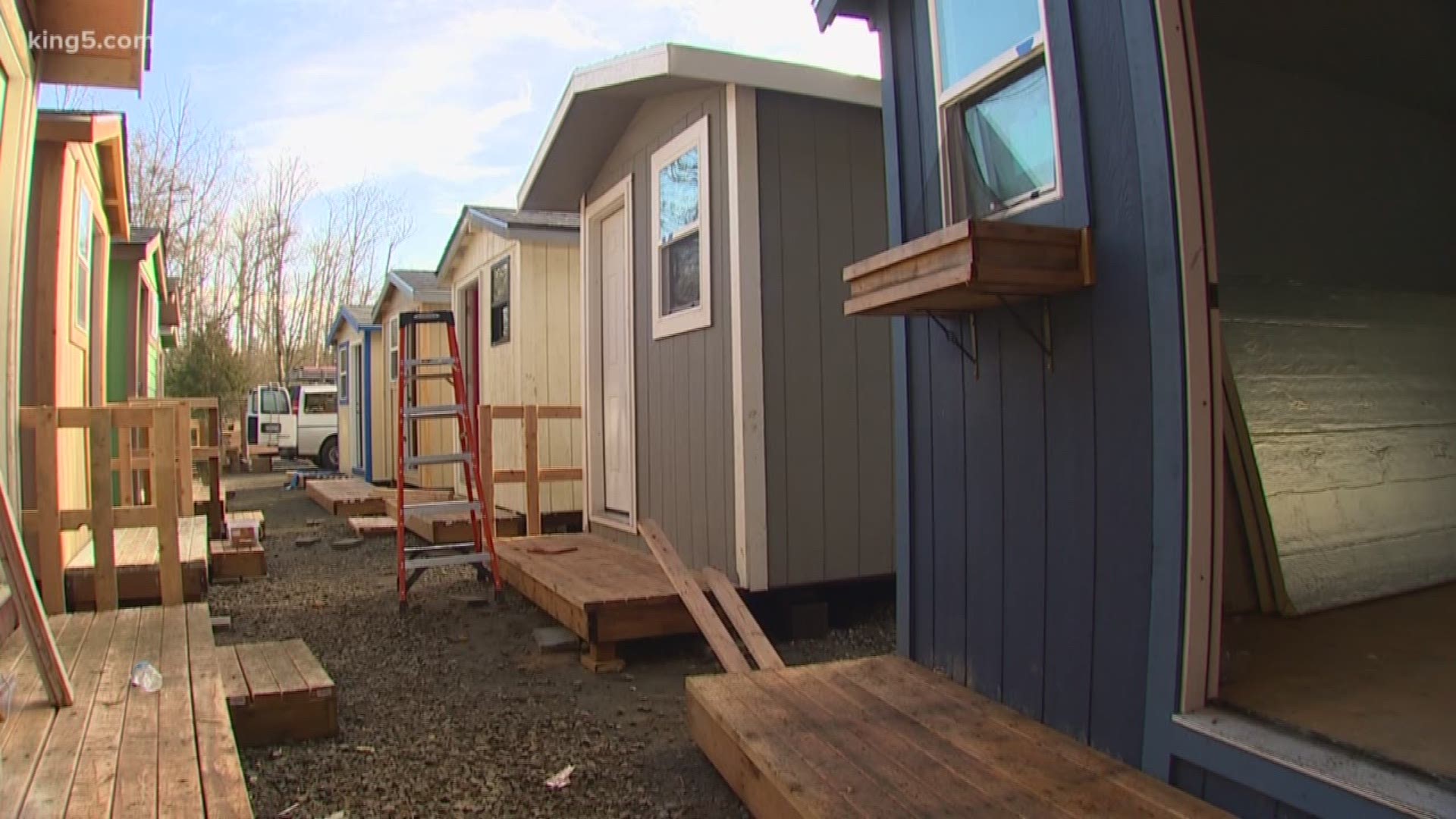 The homeless in Olympia are about to have a new place to live, but not everyone is excited about the plan. South Bureau Chief Drew Mikkelsen was in the city's new tiny home village, where he got a guarantee of sorts.