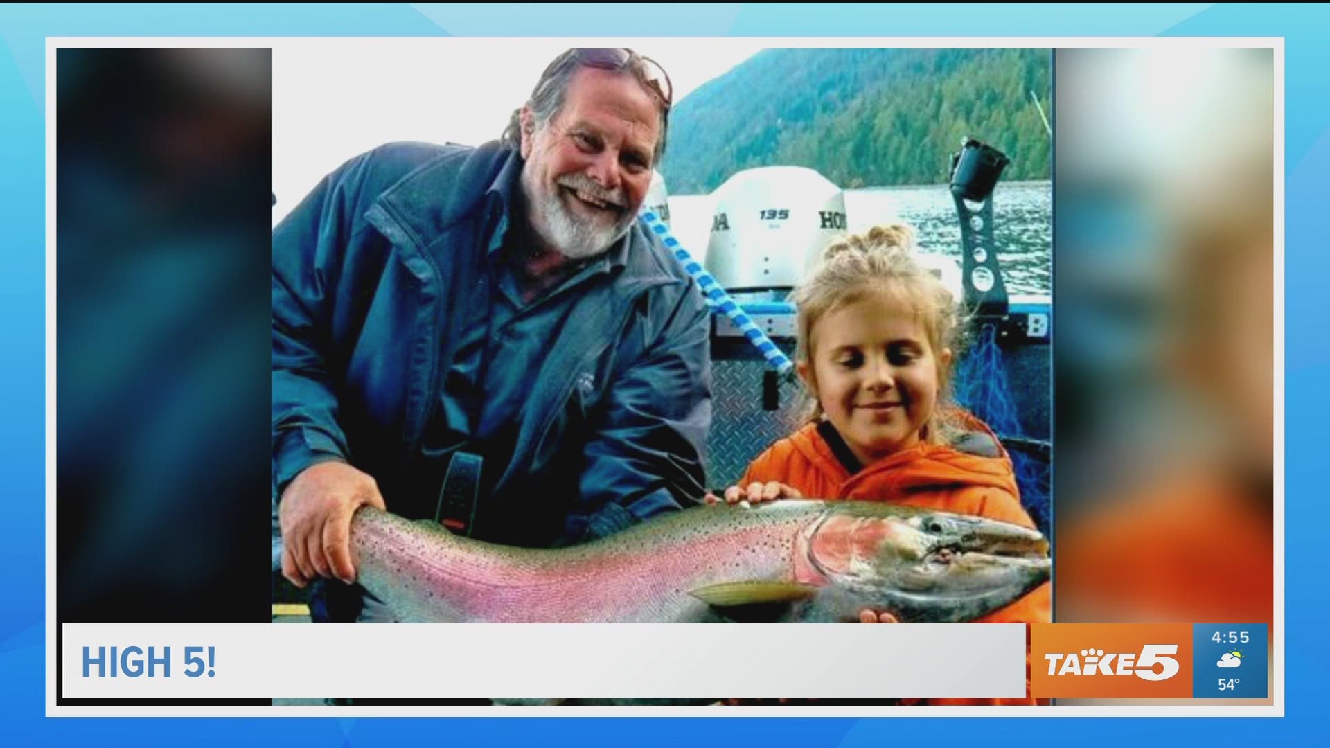 Sophie Egizi caught the fish on Lake Pend Oreille in early October.