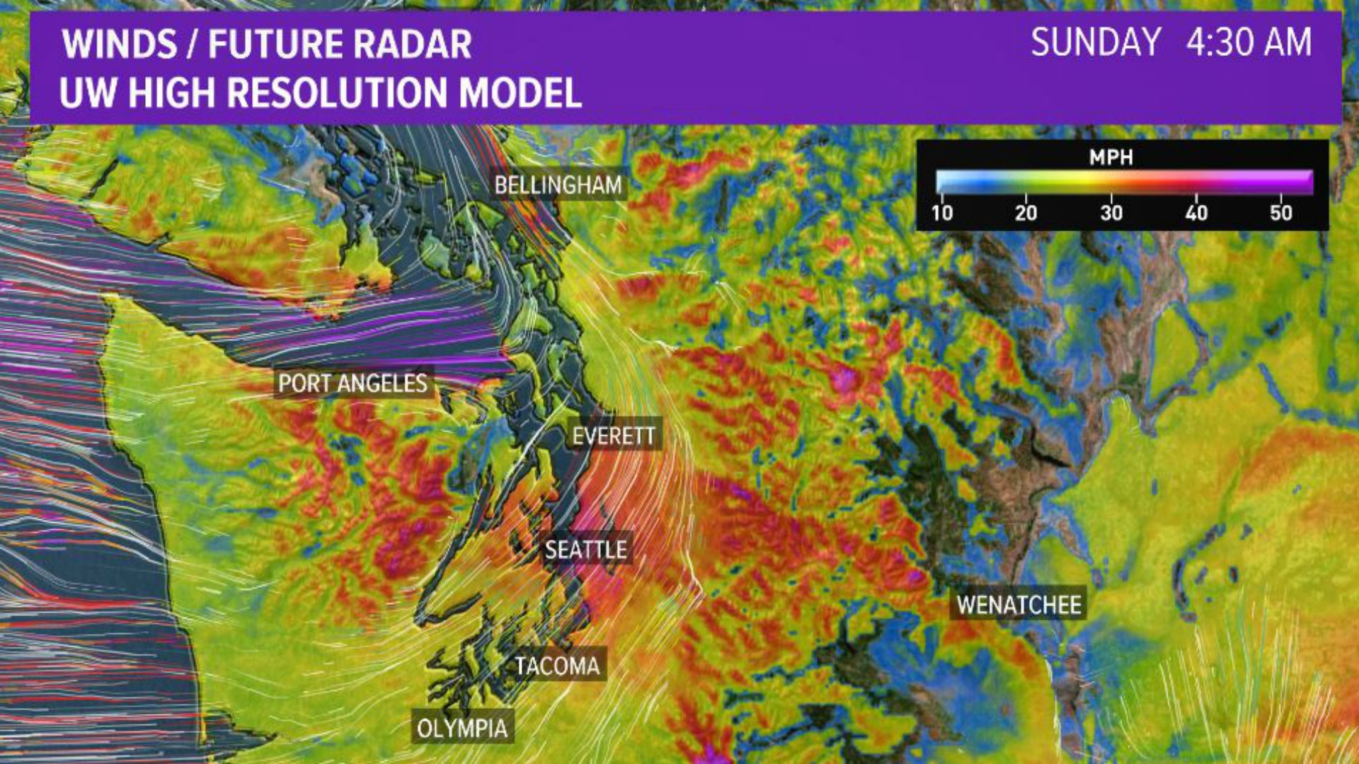 From zero to 60 How wind speeds around Puget Sound picked up so fast