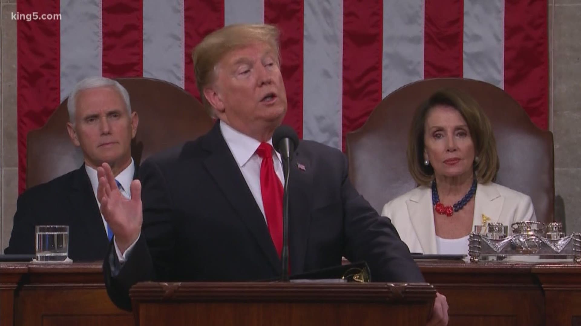 Several Washington state lawmakers shared their reactions to President Trump's State of the Union address on Tuesday night.