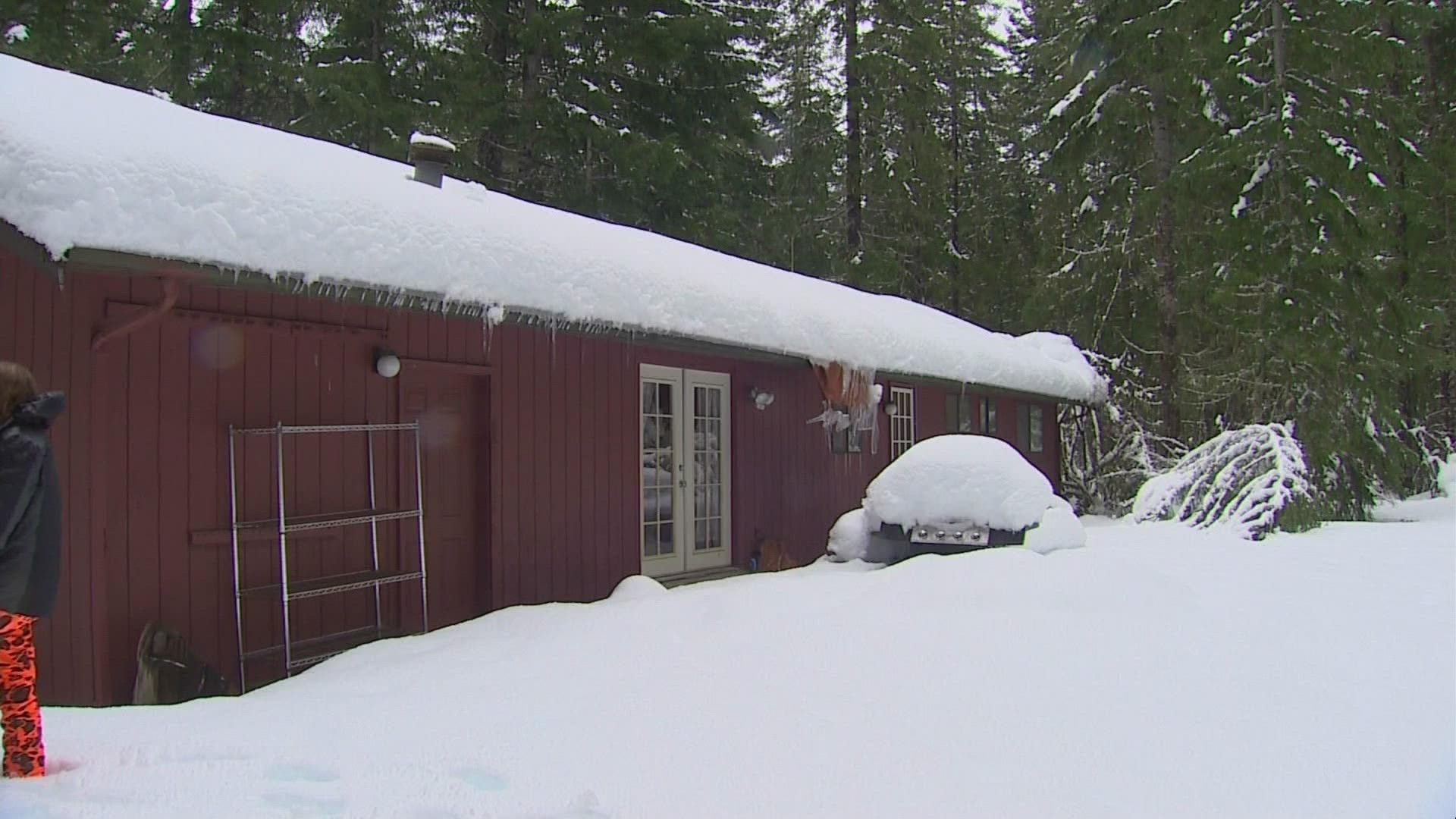 Driveways buried in snow and downed trees are making it nearly impossible for some Mason County residents to dig out.