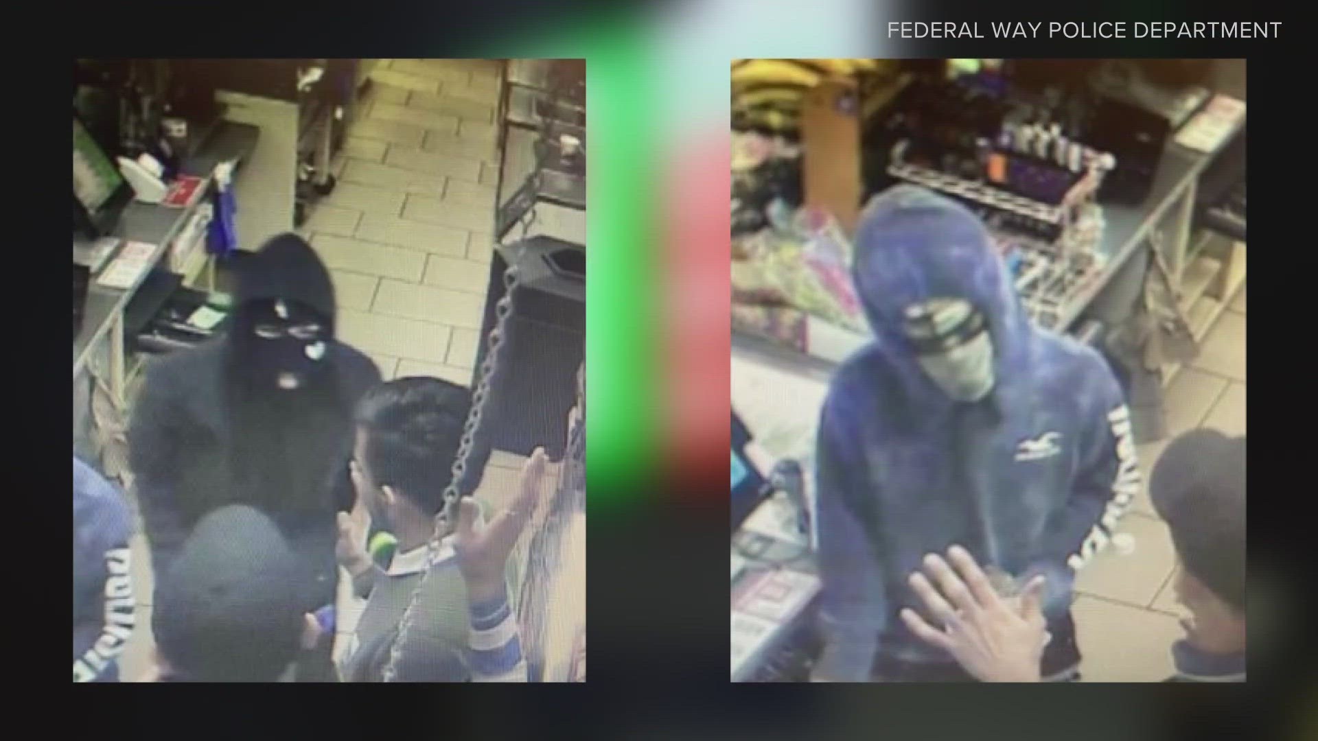 Within several hours, there were robberies at 7-Eleven locations in Auburn, Renton and Federal Way.