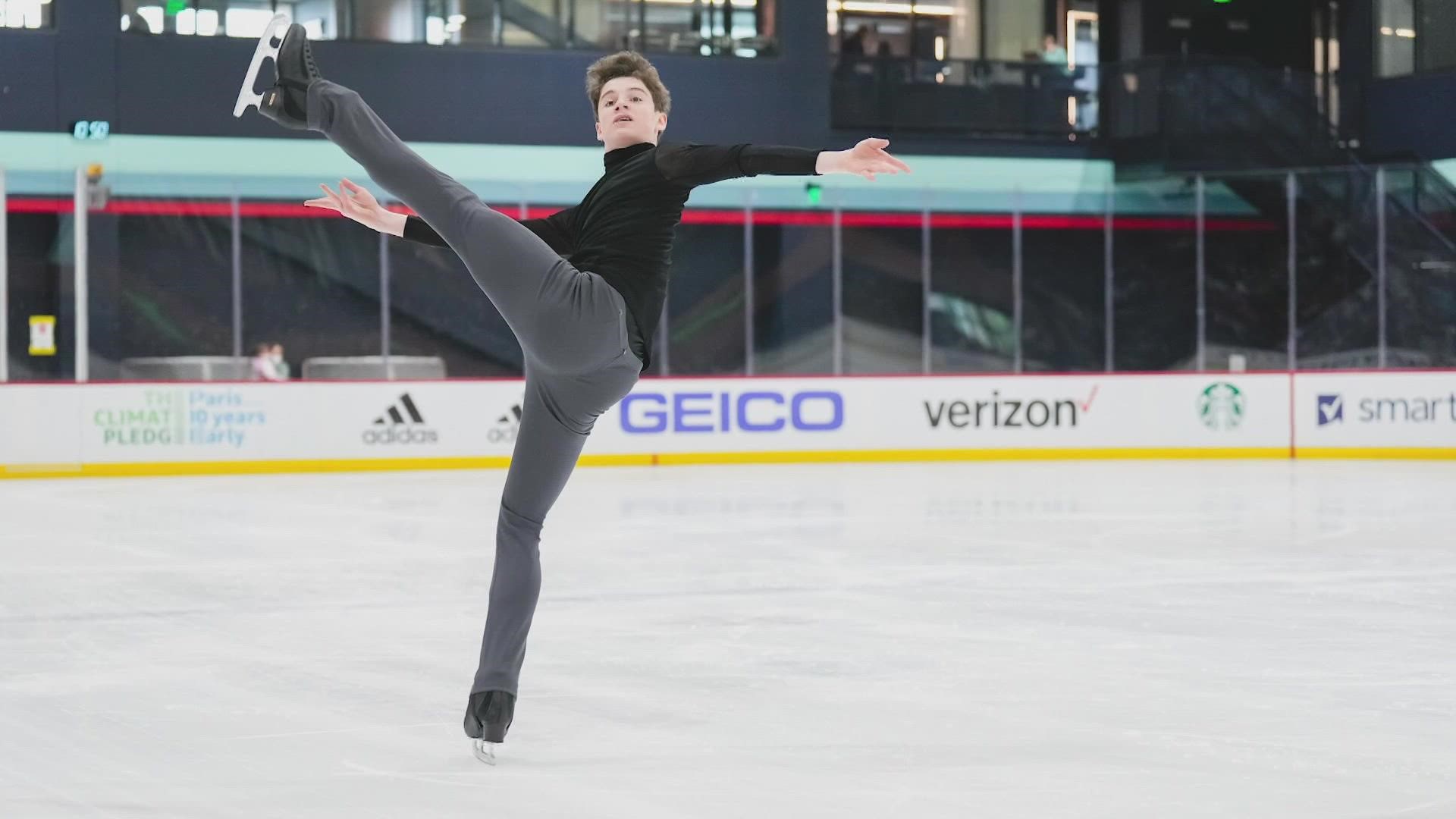 The Kraken Skating Academy is coaching the next generation of ice skaters, including one who just returned from international competition with two gold medals.
