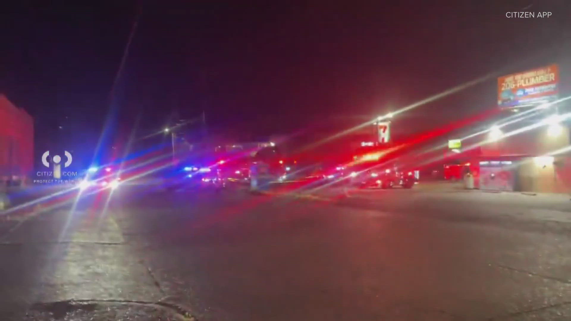 A man was taken to a nearby hospital with multiple gunshot wounds. He is in serious condition. 