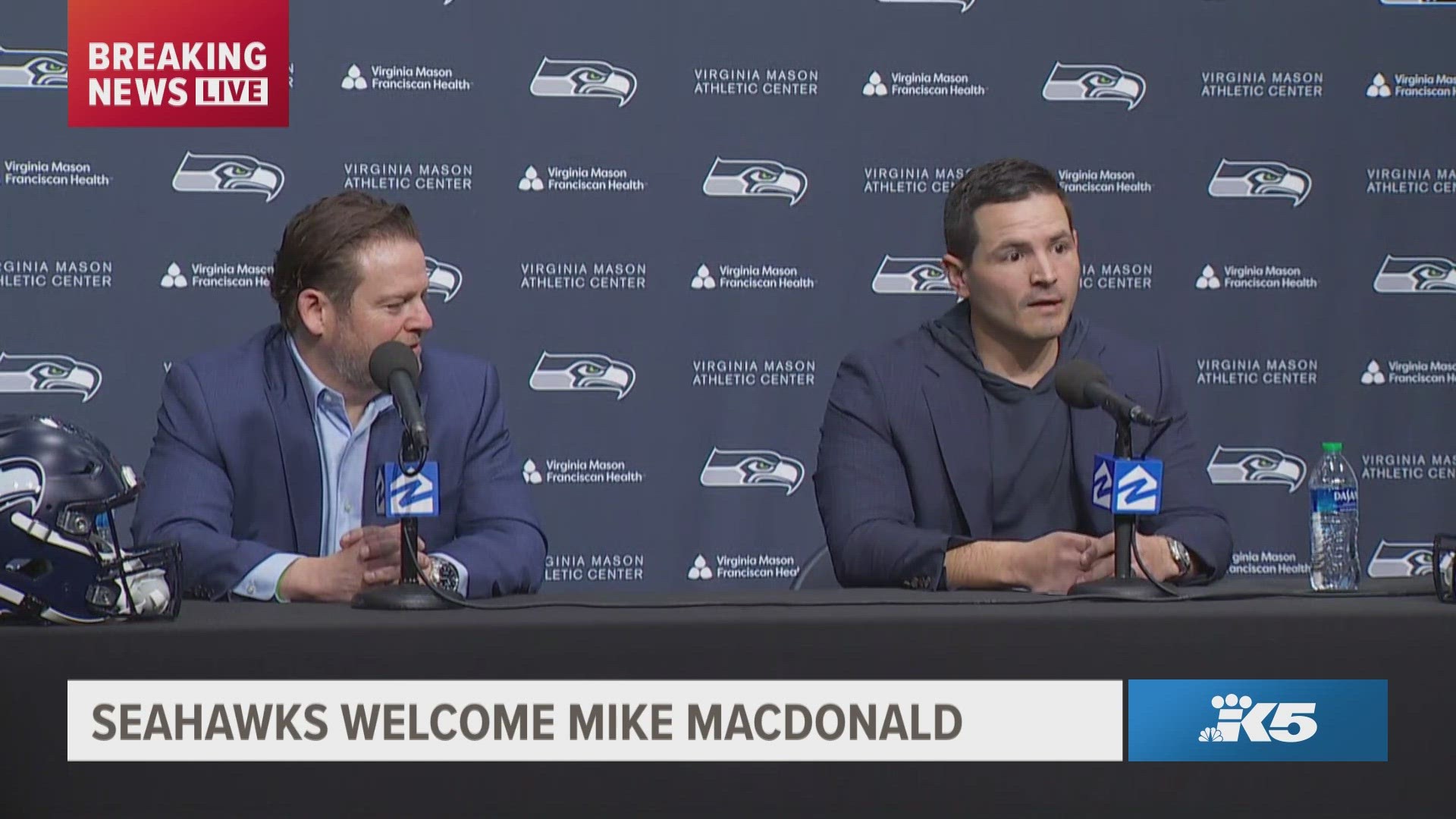 The Seattle Seahawks welcome the eight head coach in team history, Mike Macdonald