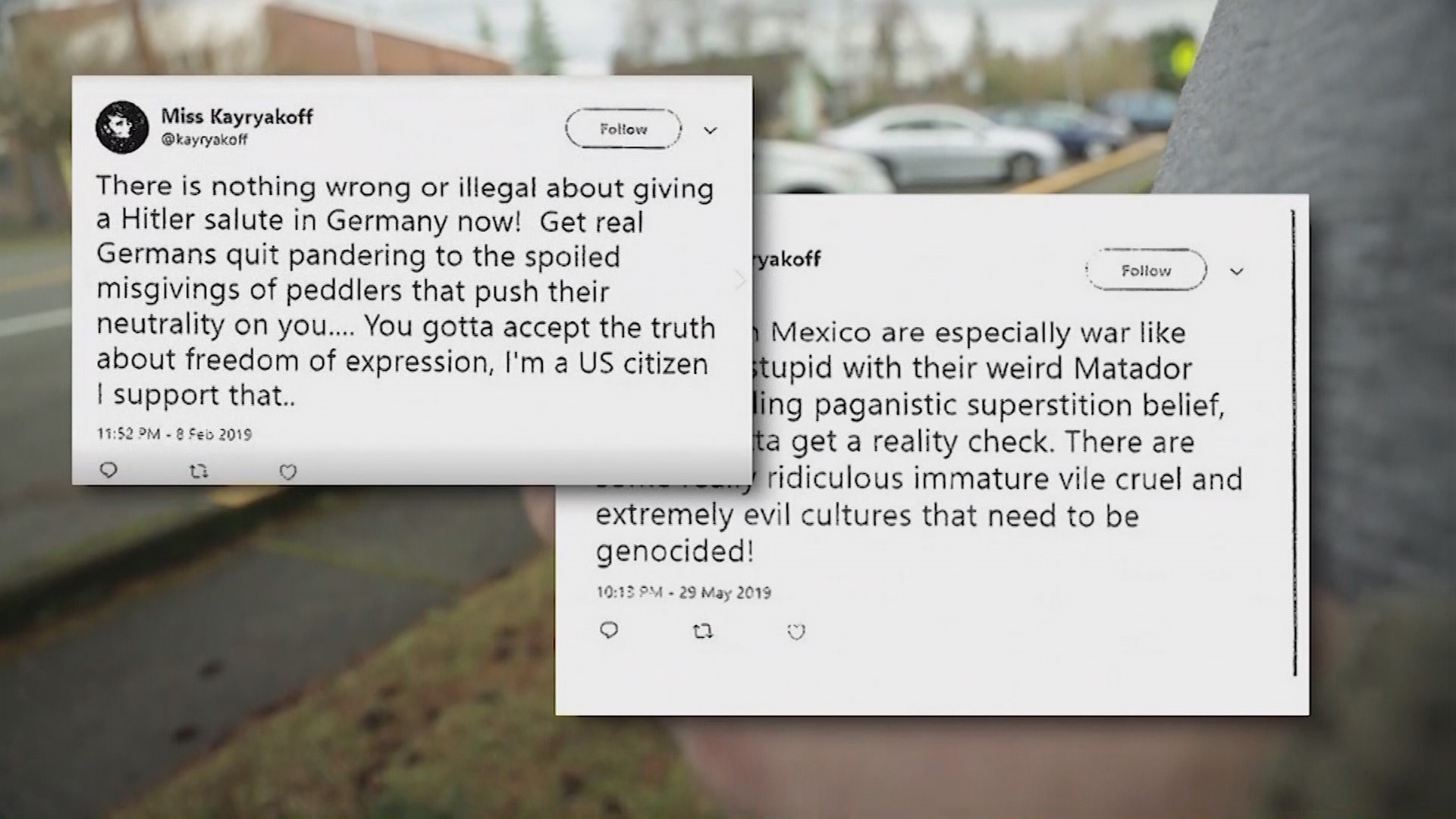 Parents of students in the Kent School District are voicing concerns about a series of racist and xenophobic tweets apparently sent by a teacher.