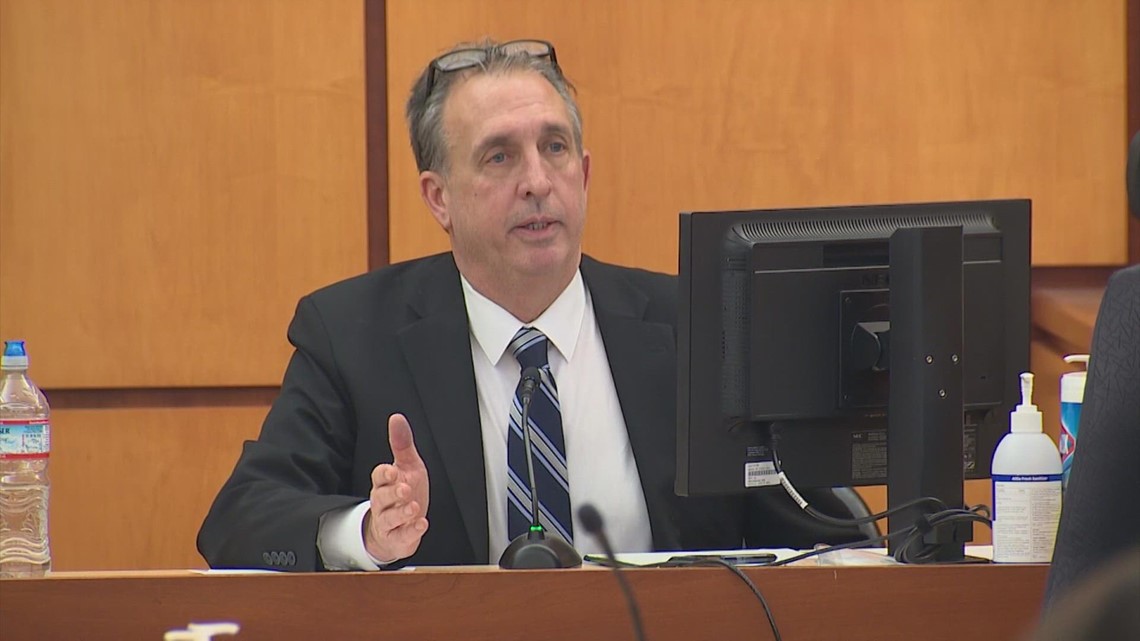 Pierce County Sheriff Ed Troyer testifies in his criminal trial