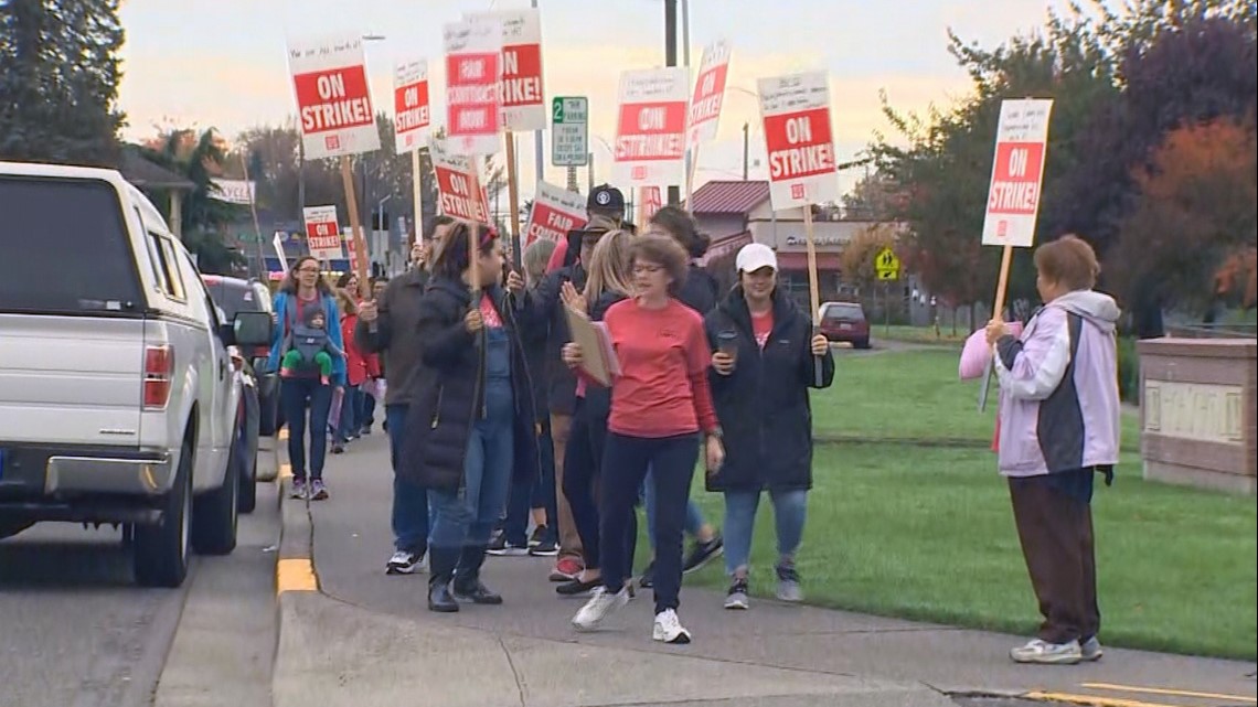 Sumner, Bonney Lake schools closed Friday due to strike | king5.com