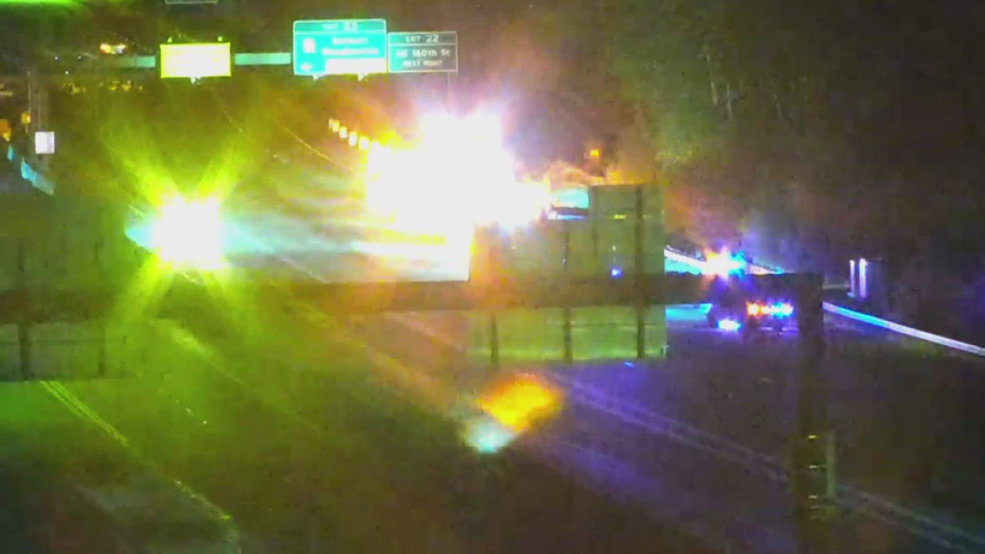 Man dies after being struck while attempting to cross I-405 in Bothell ...