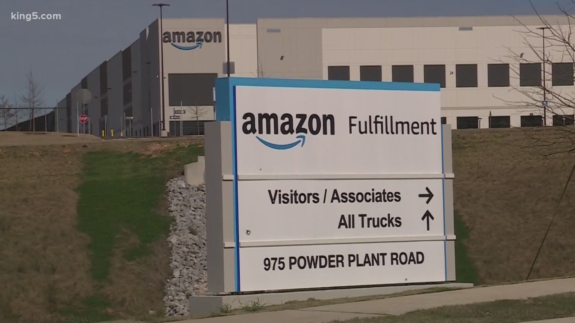 Amazon distribution center workers in Alabama started turning in mail-in ballots on Monday to decide whether to unionize.