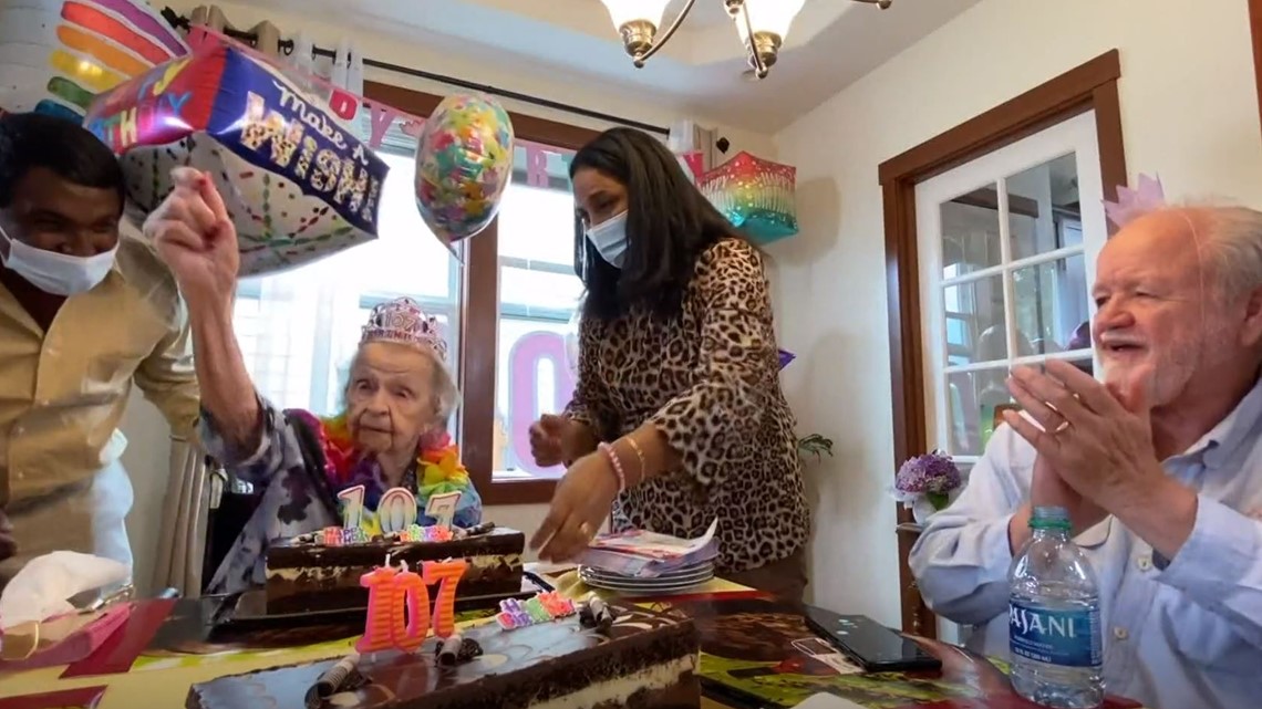 Woman's wish to appear on KING 5 comes true for her 107th birthday - Vimarsana News