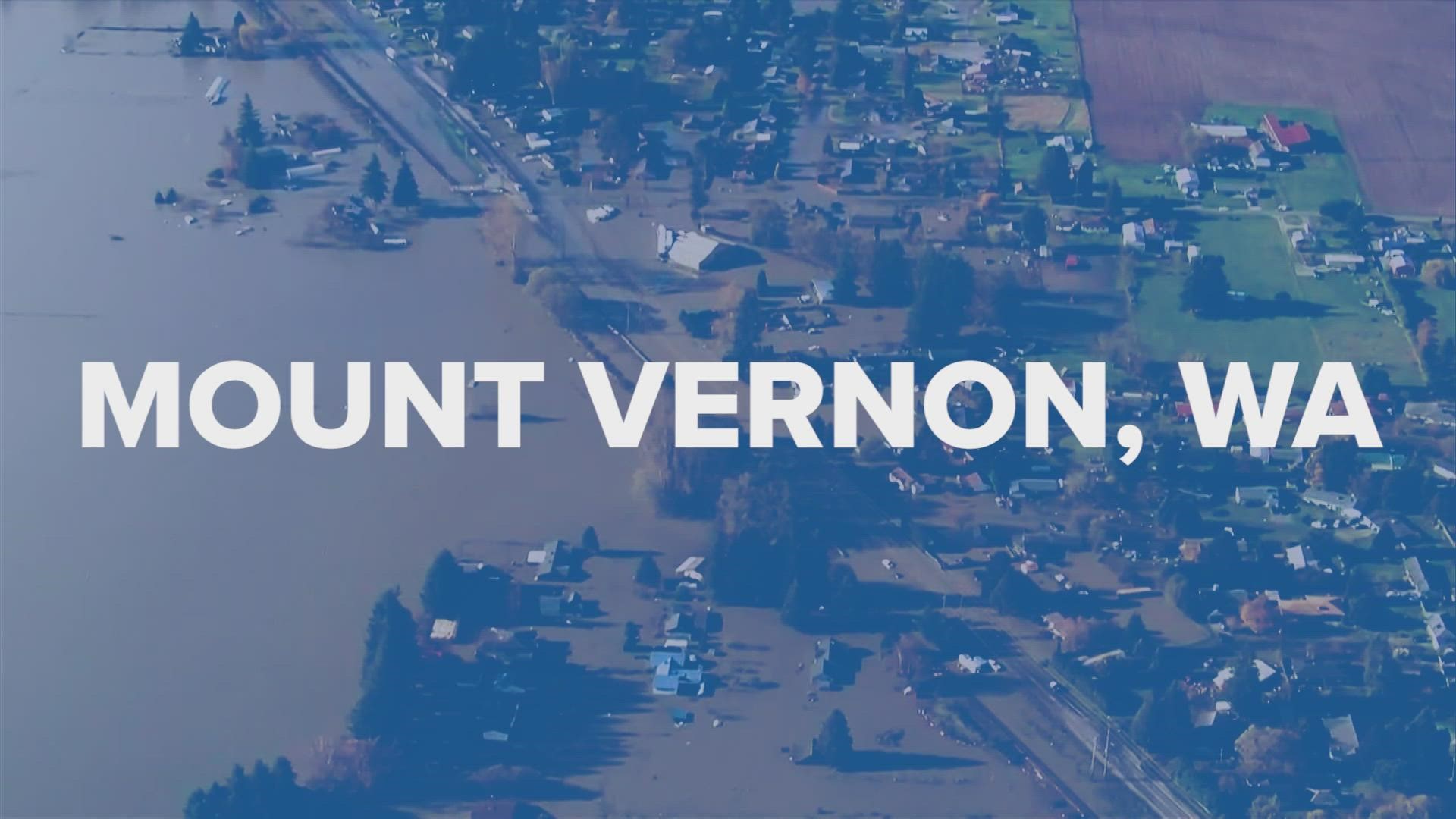 Massive flooding in Mount Vernon, Washington caused a civil emergency