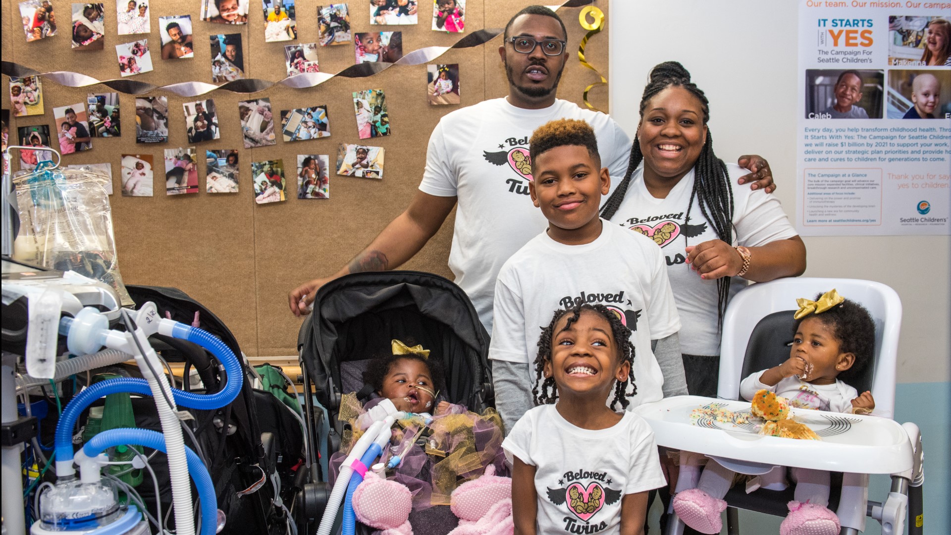 Amani Jackson has spent the first year of her life in the hospital after being diagnosed with a rare birth defect. This story brought to you by Seattle Children's Hospital.