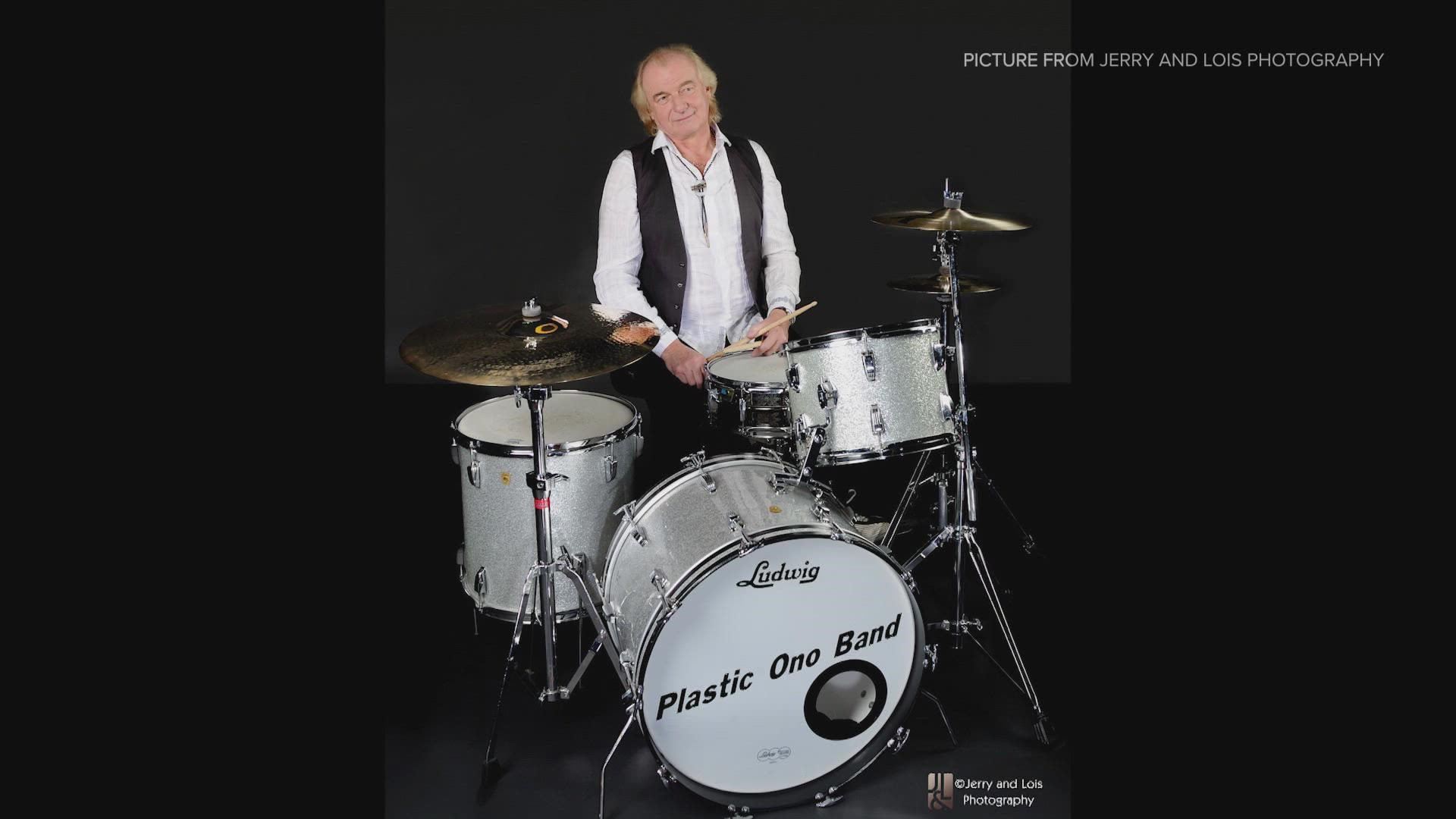 A drum kit belonging to Alan White, a Rock & Roll Hall of Famer, was stolen late last month along with many other items when thieves targeted his storage unit.