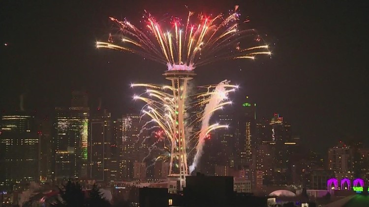 Drones, light show and fireworks part of New Year's at the Needle celebration