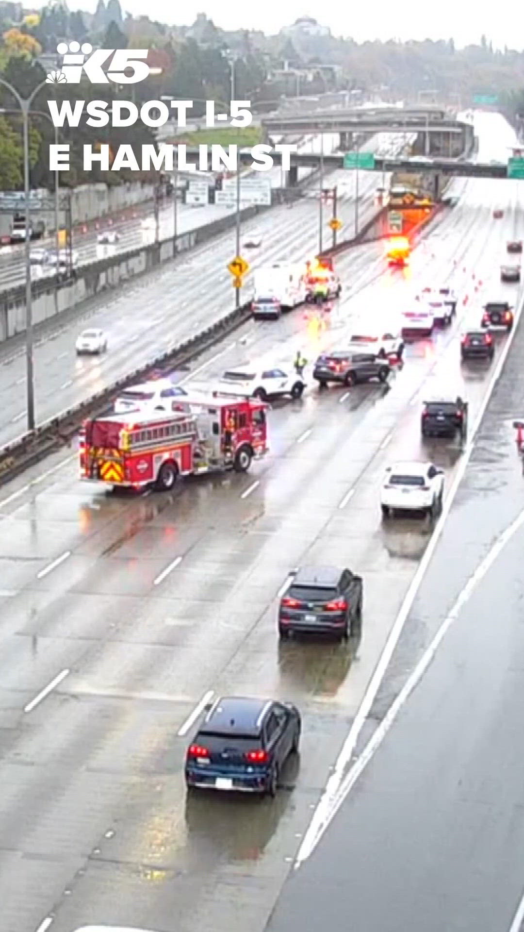 Wasot WSP TROOPER AND WSDOT VEHICLES STRUCK | king5.com