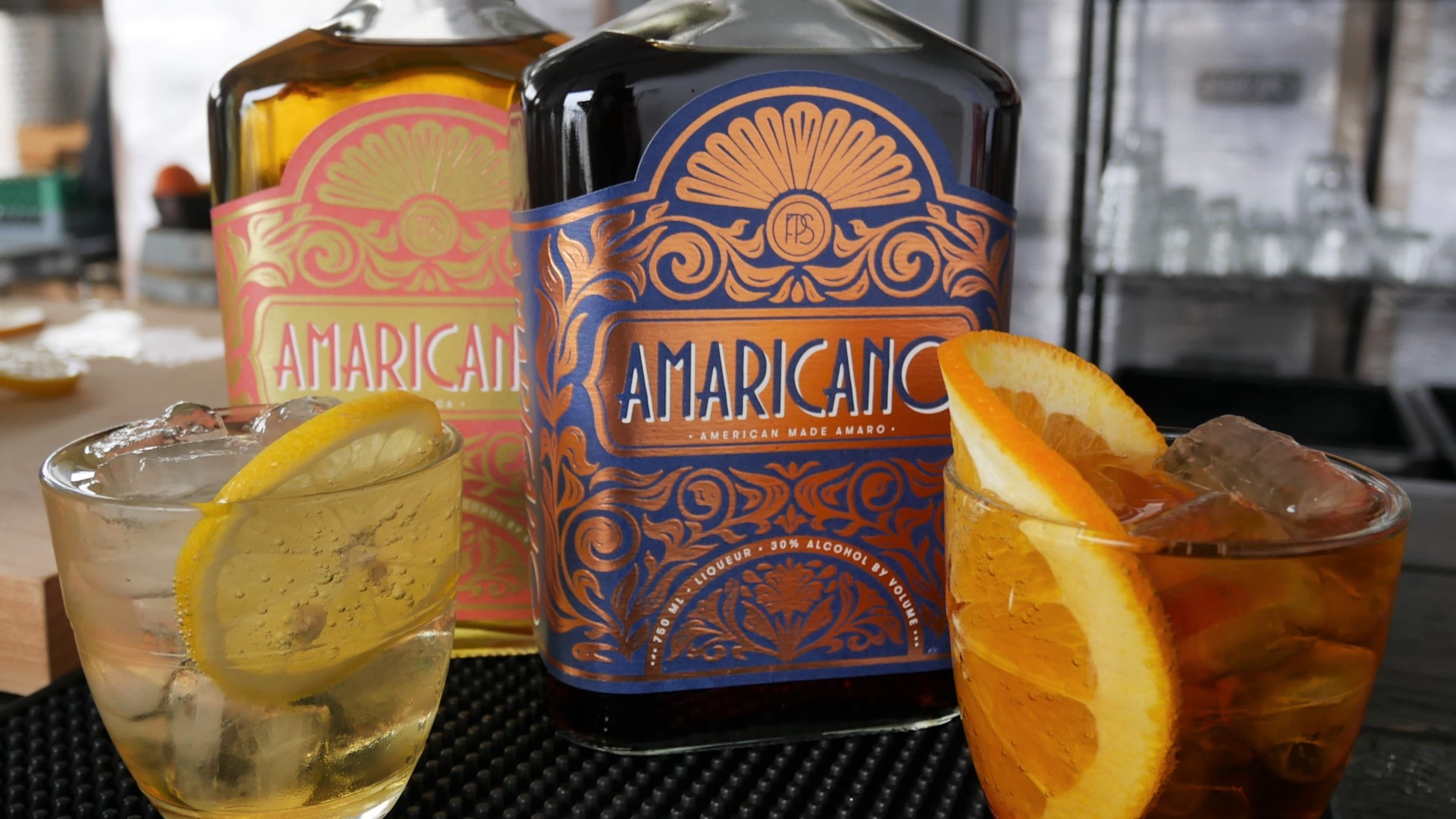 Amaricano, made by Fast Penny Spirits, is a kind of Italian amaro - and perfect for summer sipping. #k5evening