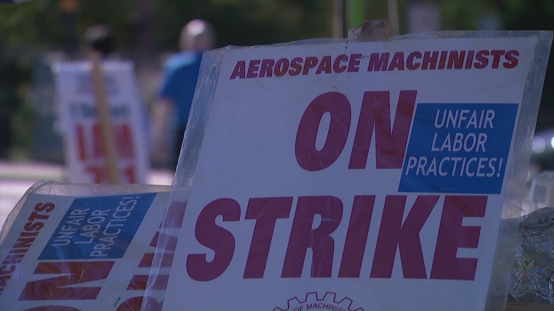 An estimate from the National Association of Manufacturers is raising the alarm about the costs of the ongoing machinists' strike