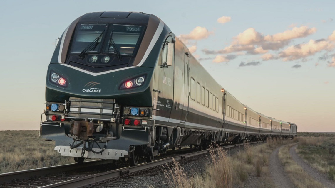 First next-generation Amtrak Cascades train arrives in Seattle